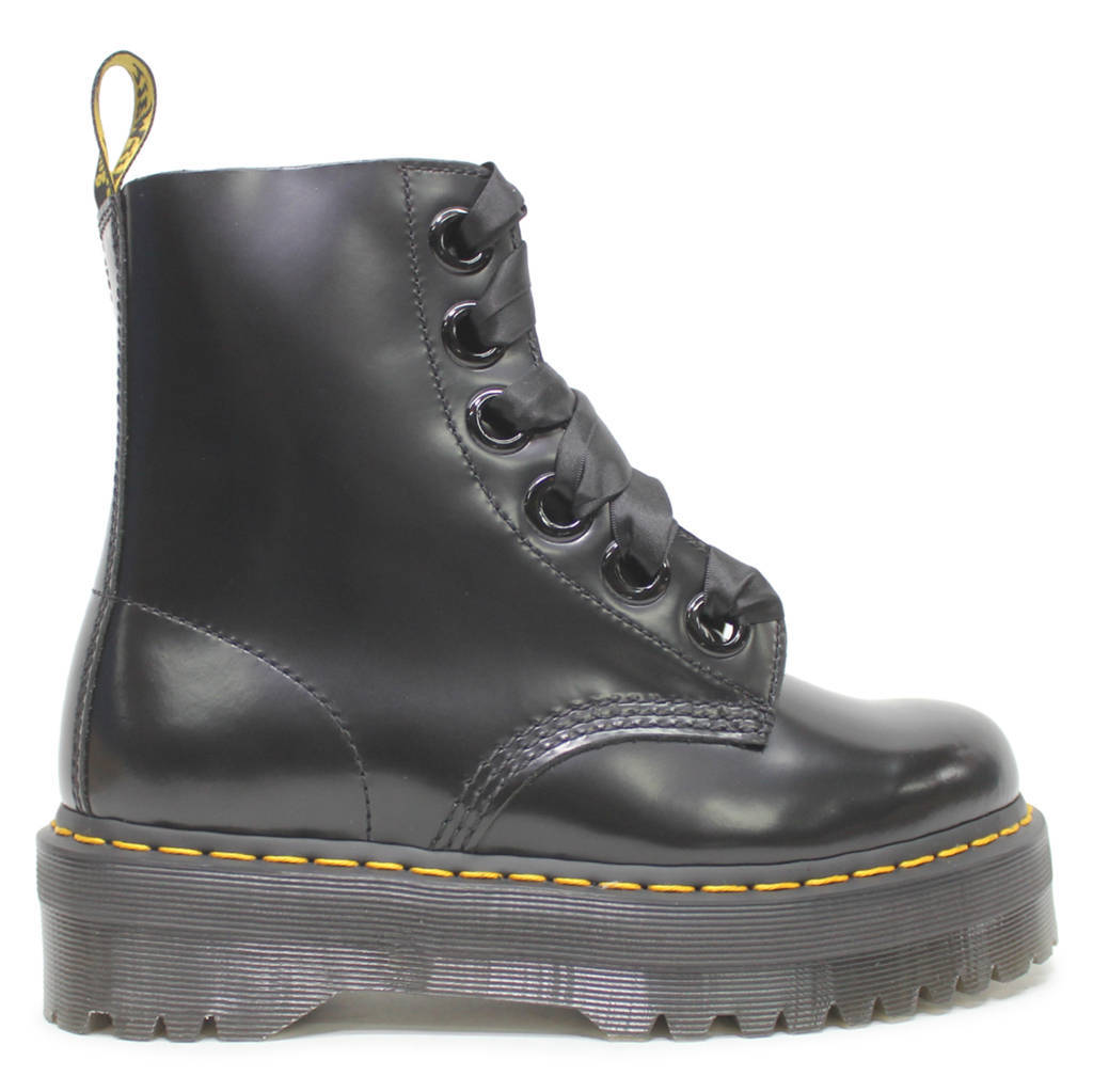 Dr. Martens Womens Boots Molly Casual Ankle Platform Leather UK 6