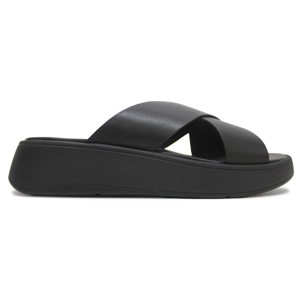 Black Leather FitFlop Sandals hot 7