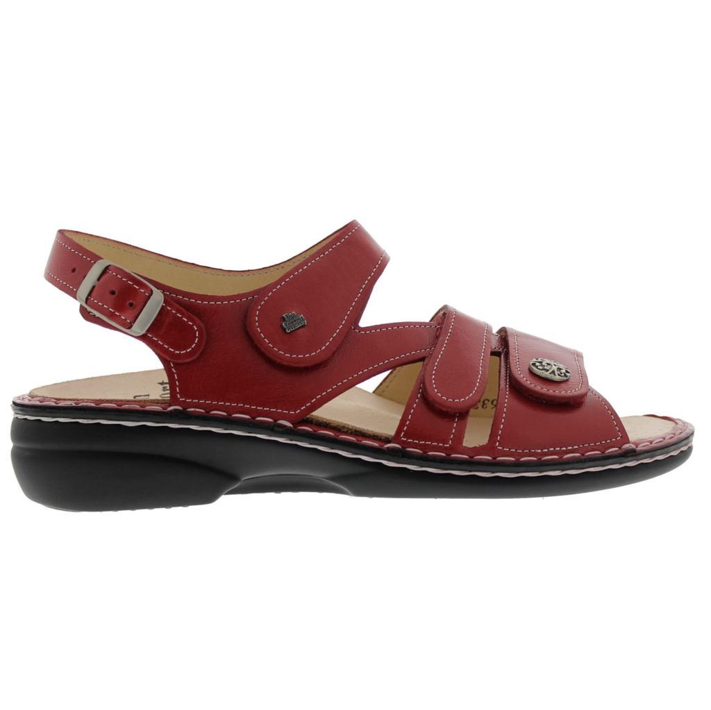 Red womens online sandals