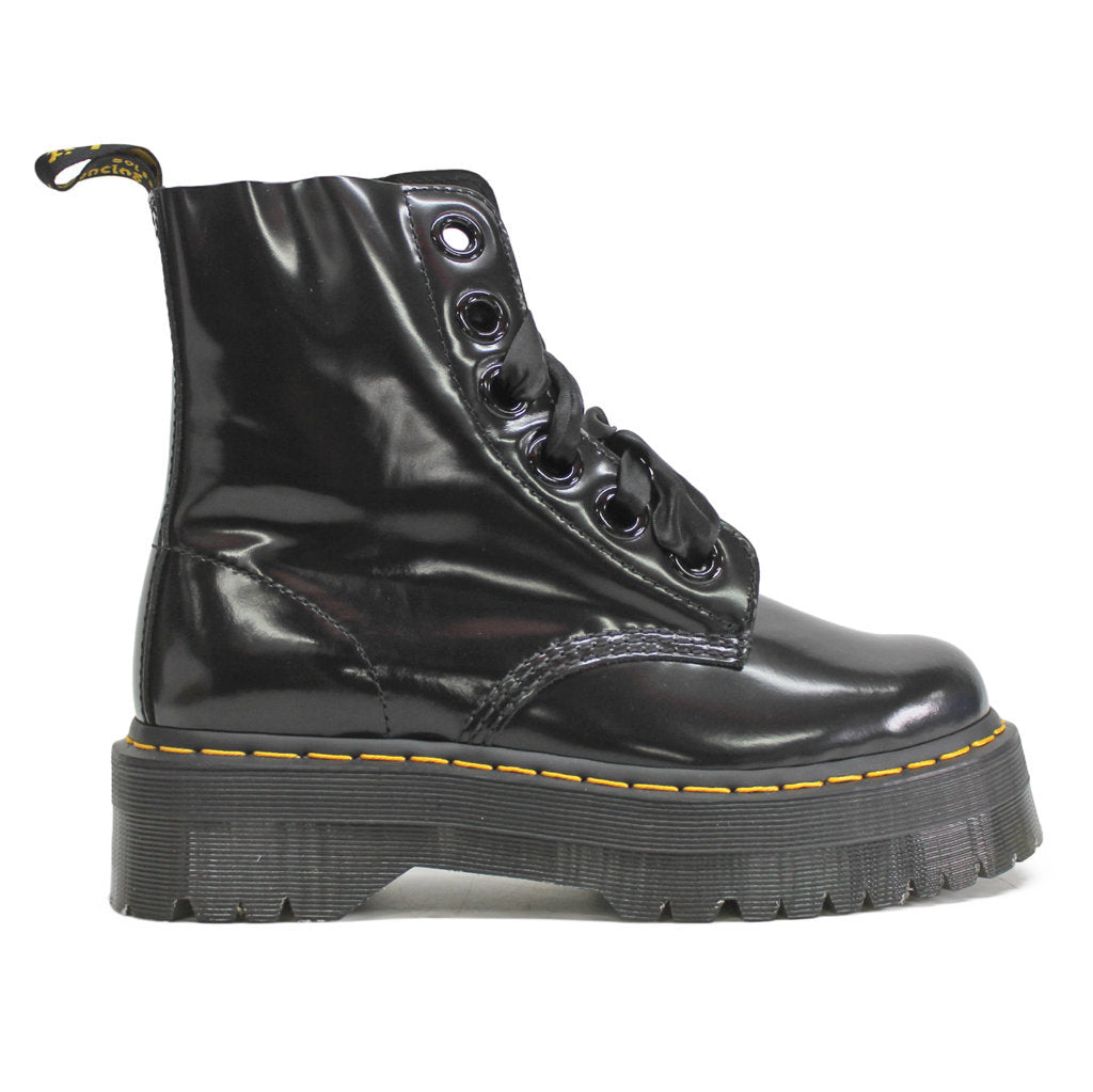 Dr martens molly hot sale black patent lamper