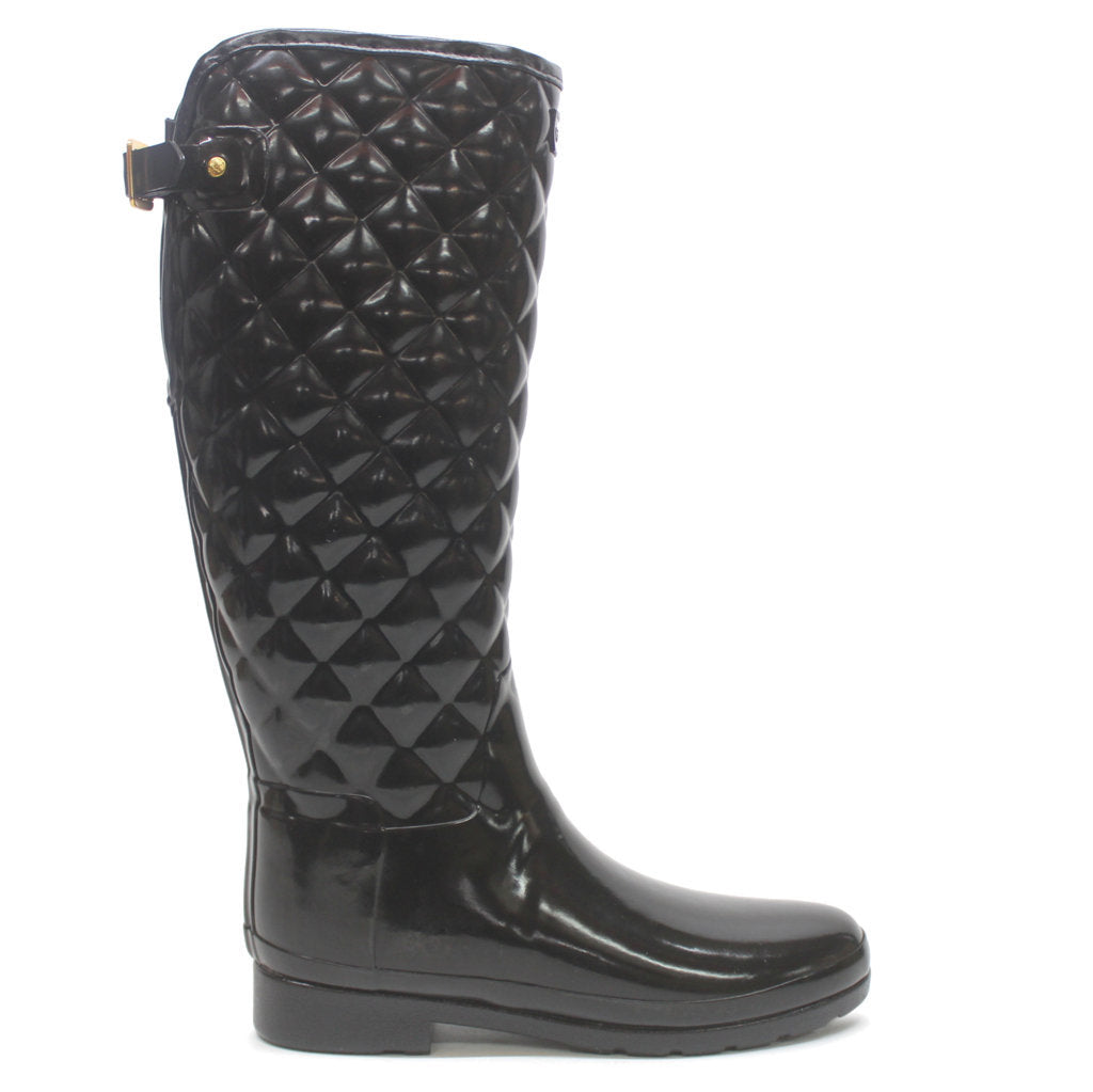 Quilted hot sale wellington boots