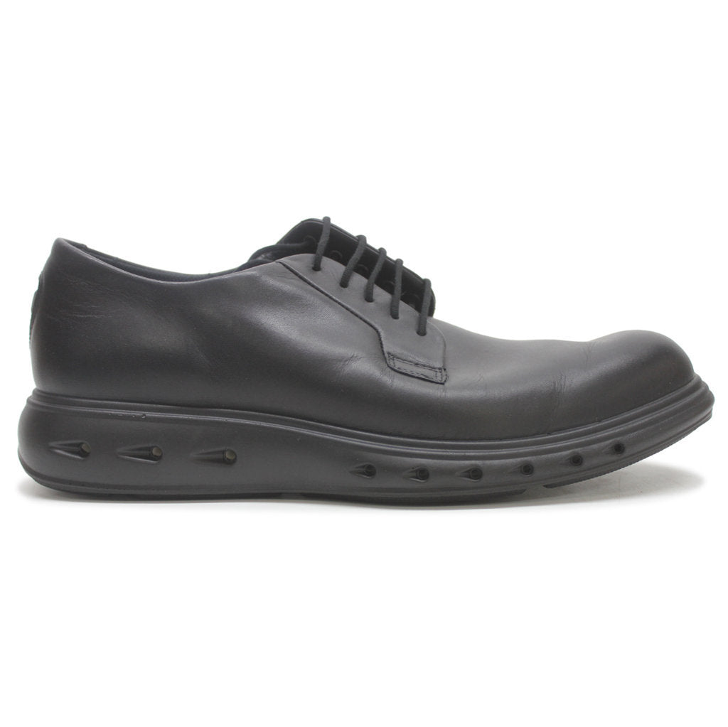 Ecco black lace up 2024 shoes