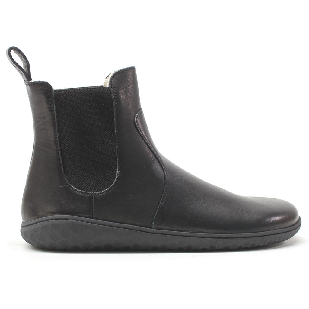 Womens leather pull on on sale boots