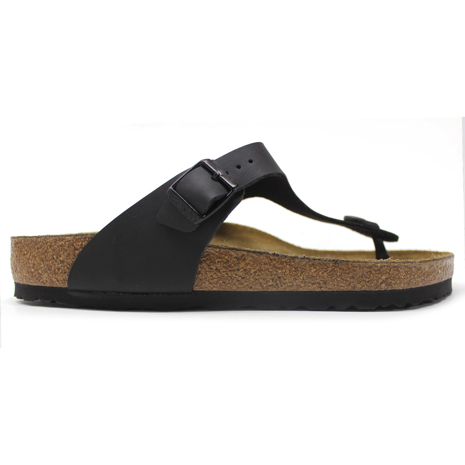 Birkenstock Gizeh Black Womens Sandals - 043691#color_black