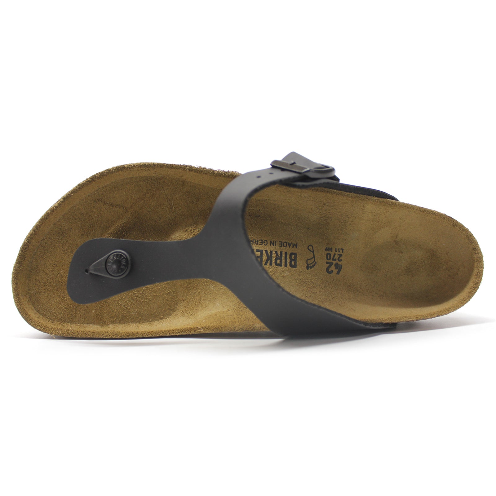 Birkenstock Gizeh BS Birko-Flor Unisex Sandals#color_black black