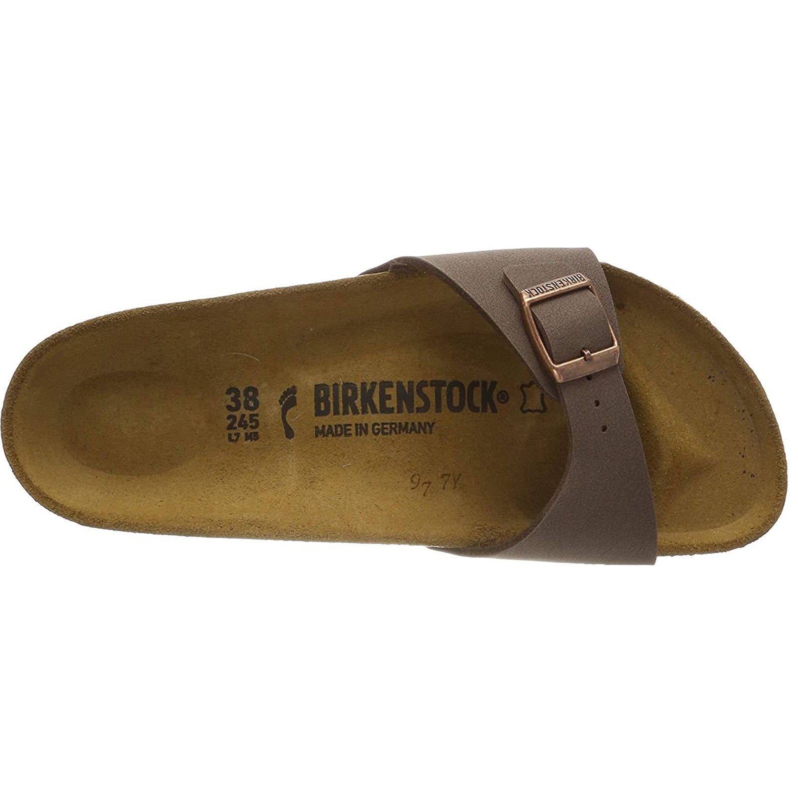 Birkenstock Madrid Brown Synthetic Womens Sandals - UK 5