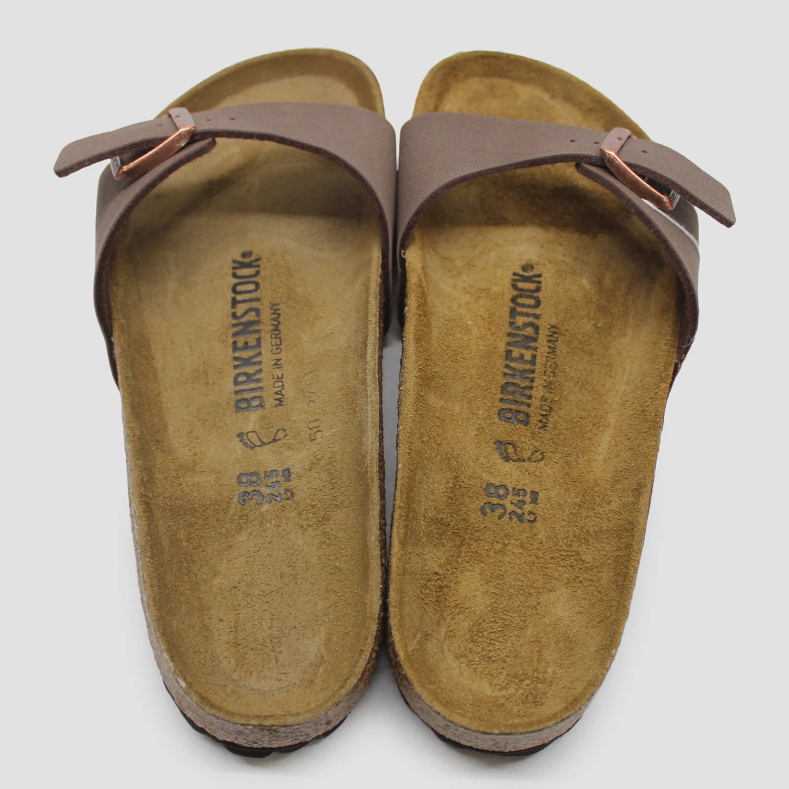 Birkenstock Madrid Brown Synthetic Womens Sandals - UK 5