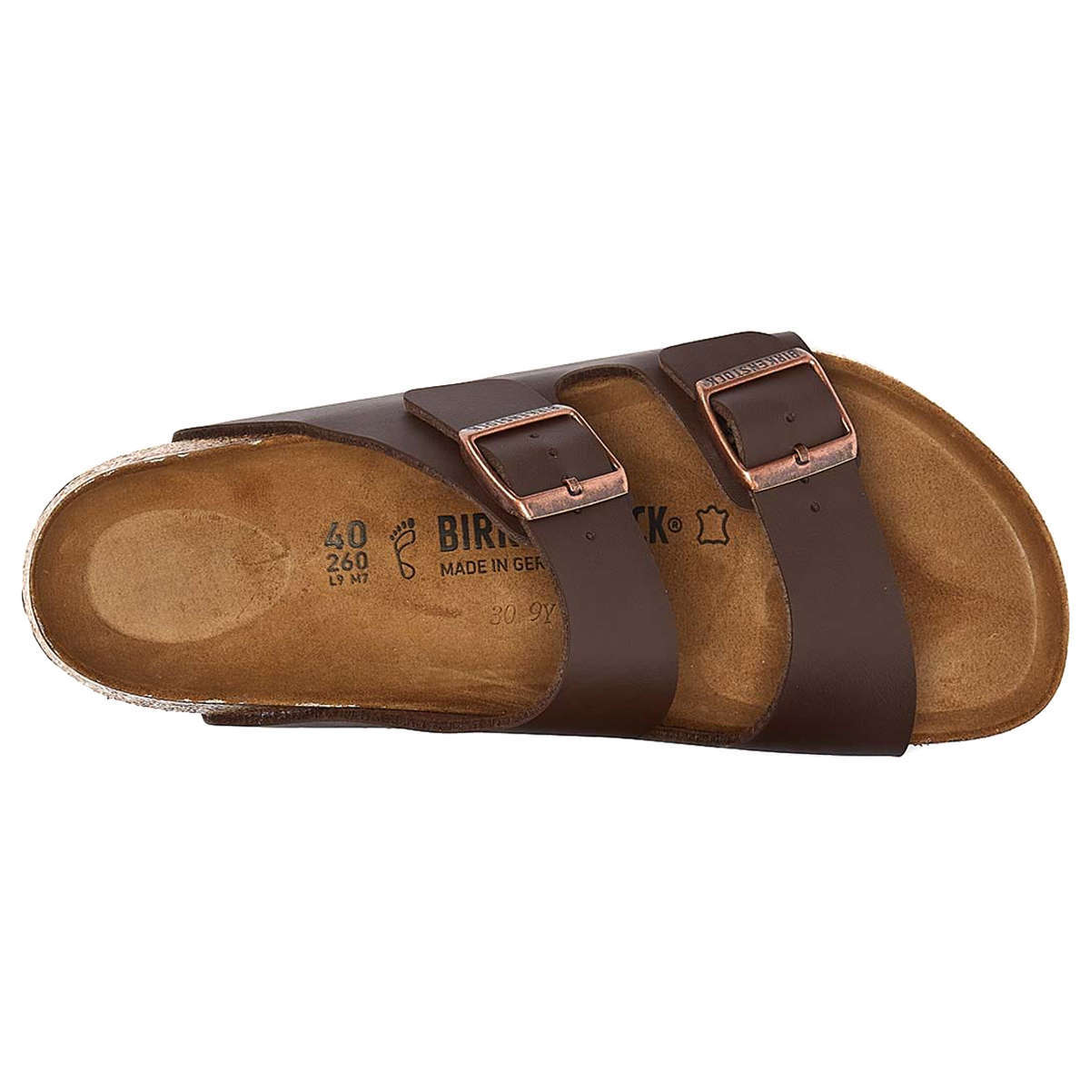 Birkenstock Arizona Dark Brown Synthetic Womens Sandals - UK 7