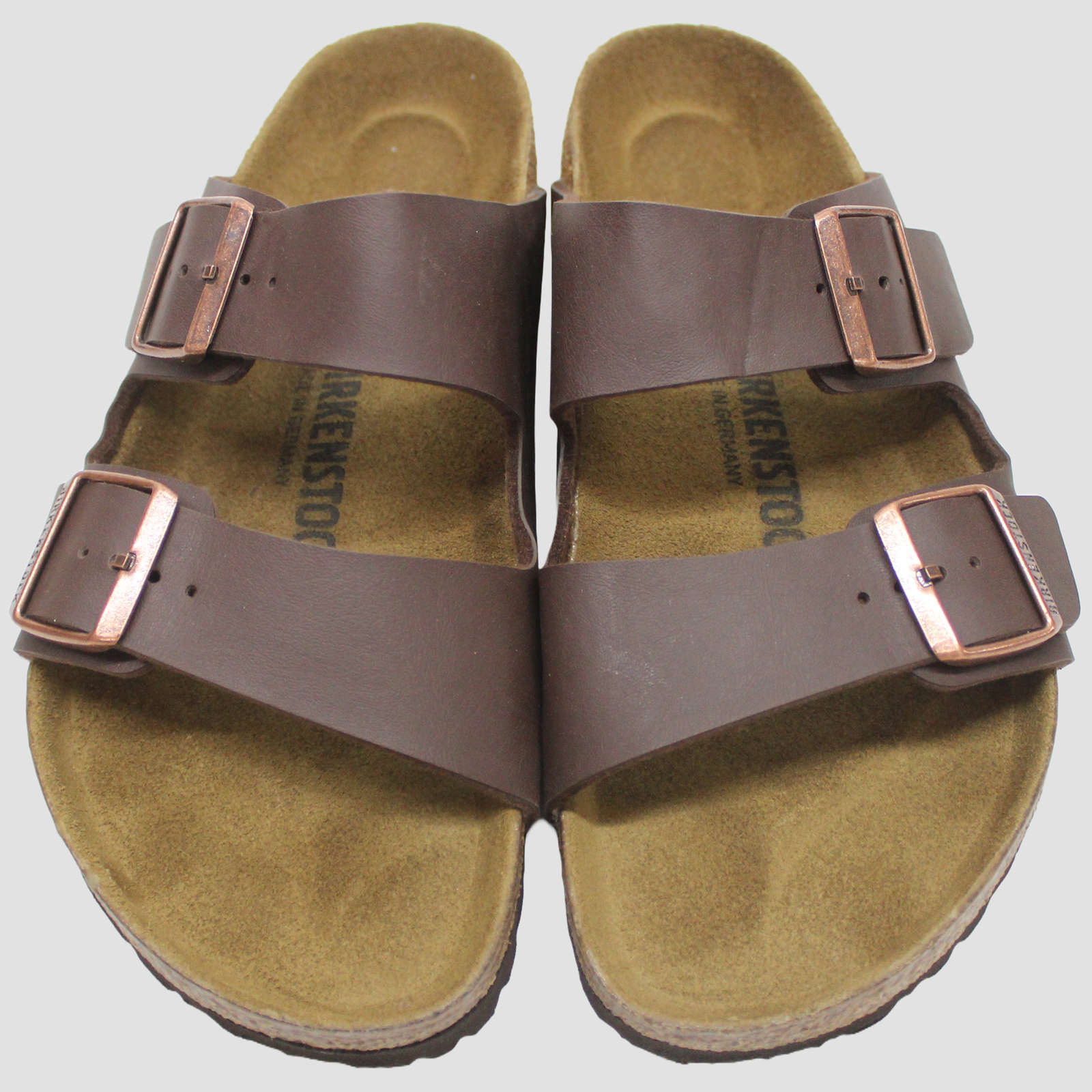 Birkenstock Arizona Dark Brown Synthetic Womens Sandals - UK 7