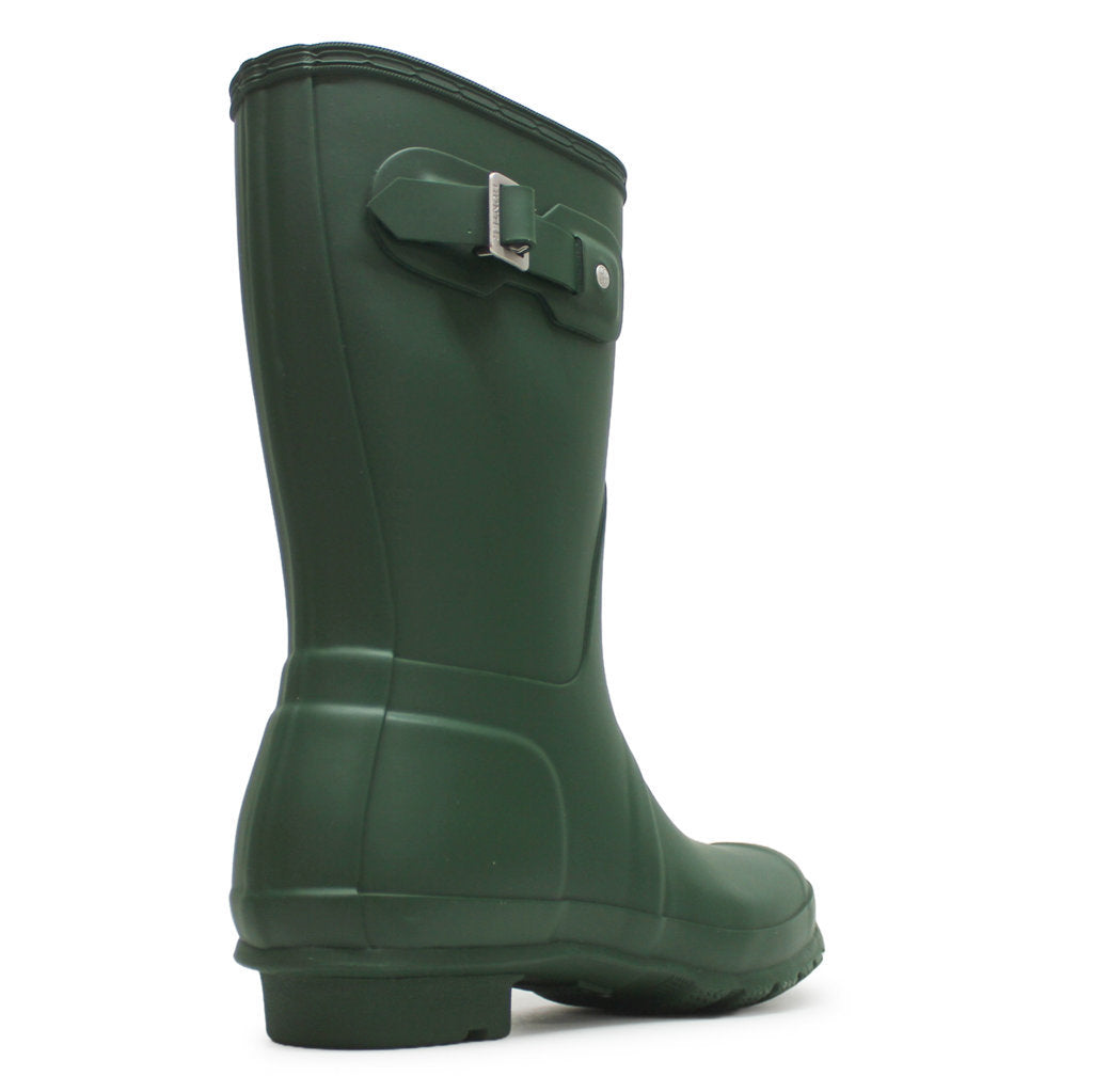 Hunter Original Short Green Womens Boots - UK 6