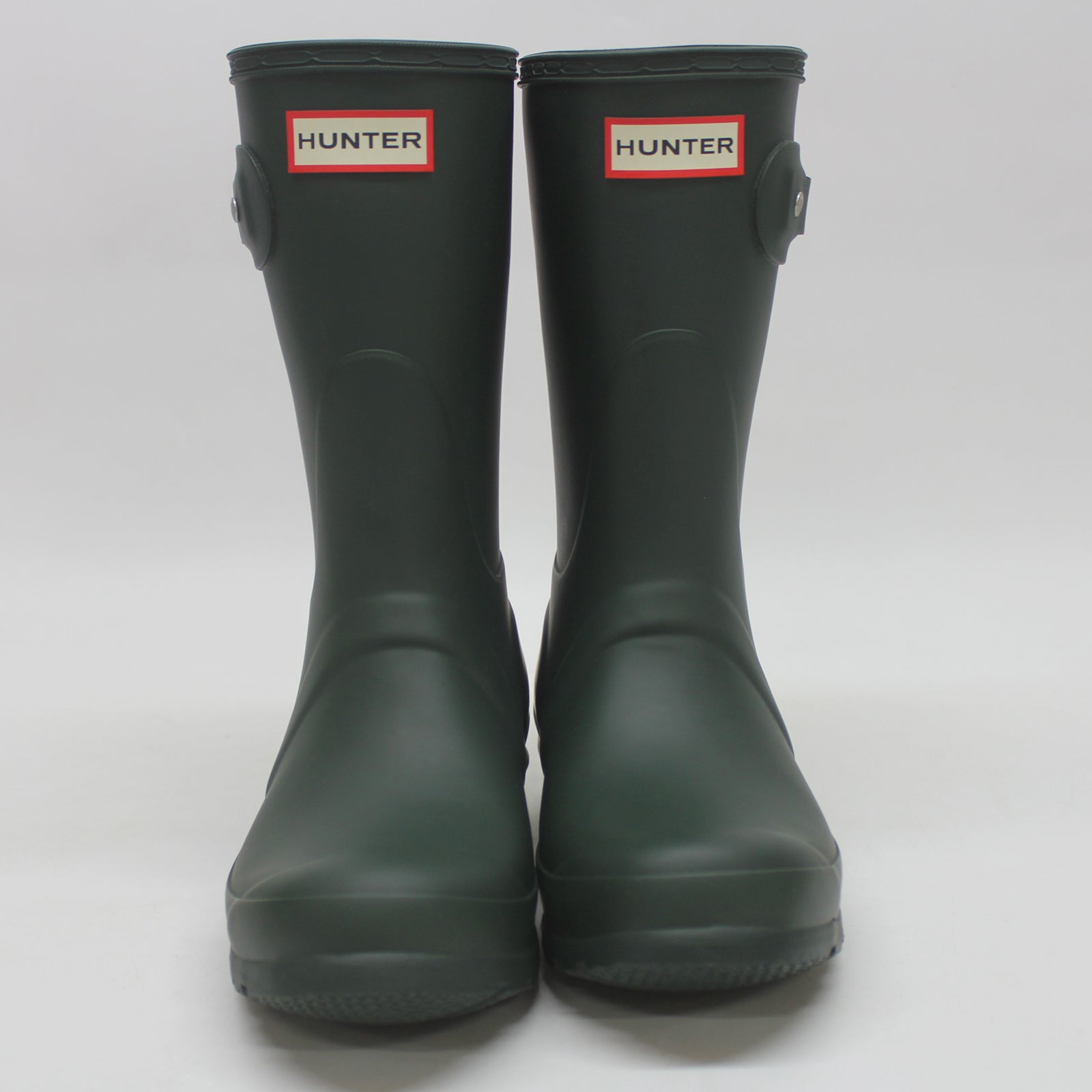 Hunter Original Short Green Womens Boots - UK 4