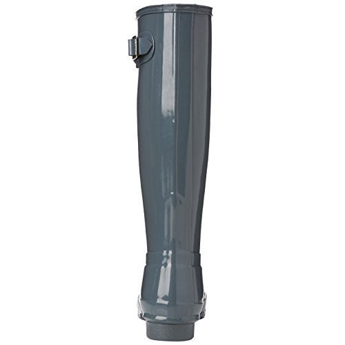 Hunter Original Tall Gloss Rubber Womens Boots#color_graphite