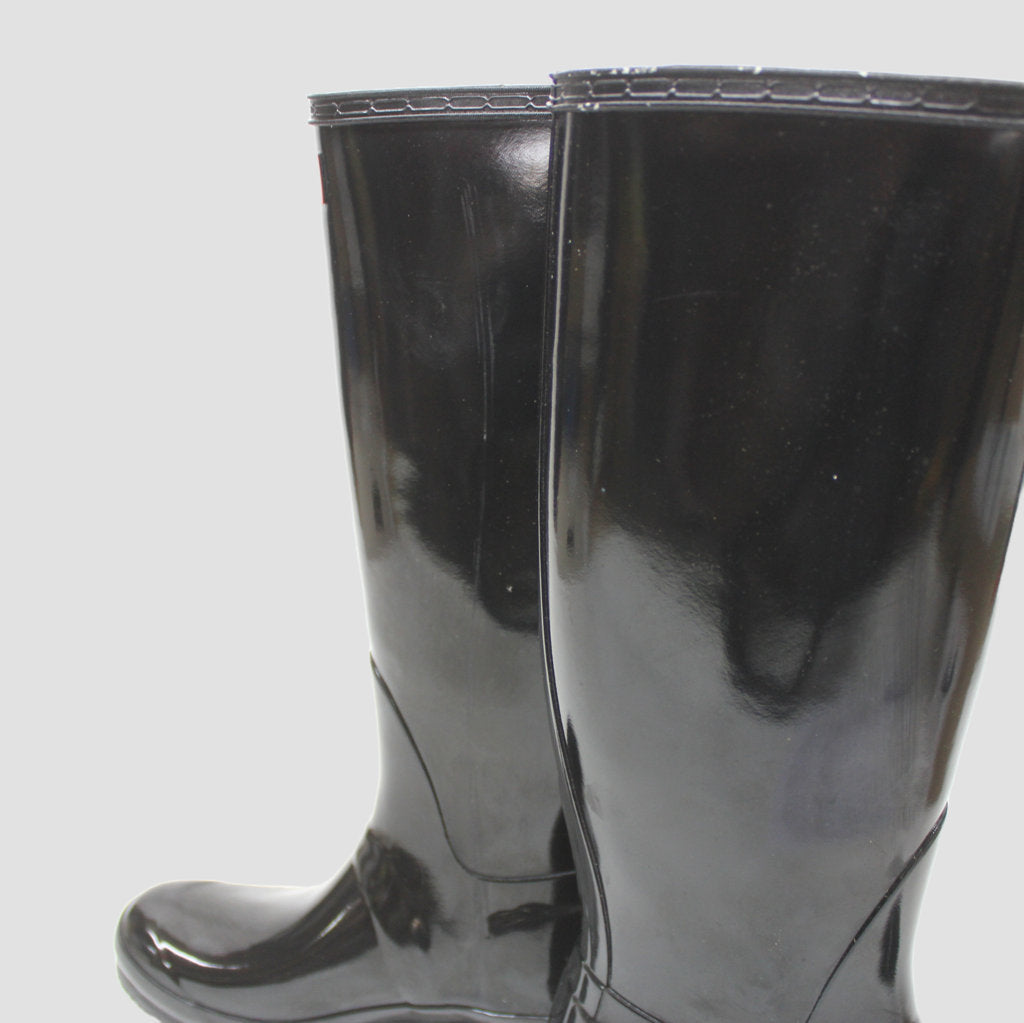 Hunter Womens Boots Original Tall Gloss Waterproof Wellington Rubber - UK 5