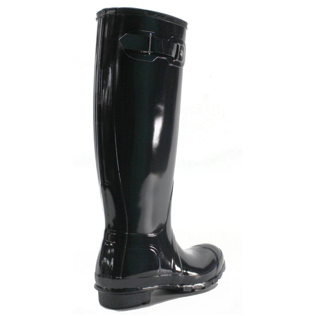 Hunter Original Tall Gloss Rubber Womens Boots#color_navy