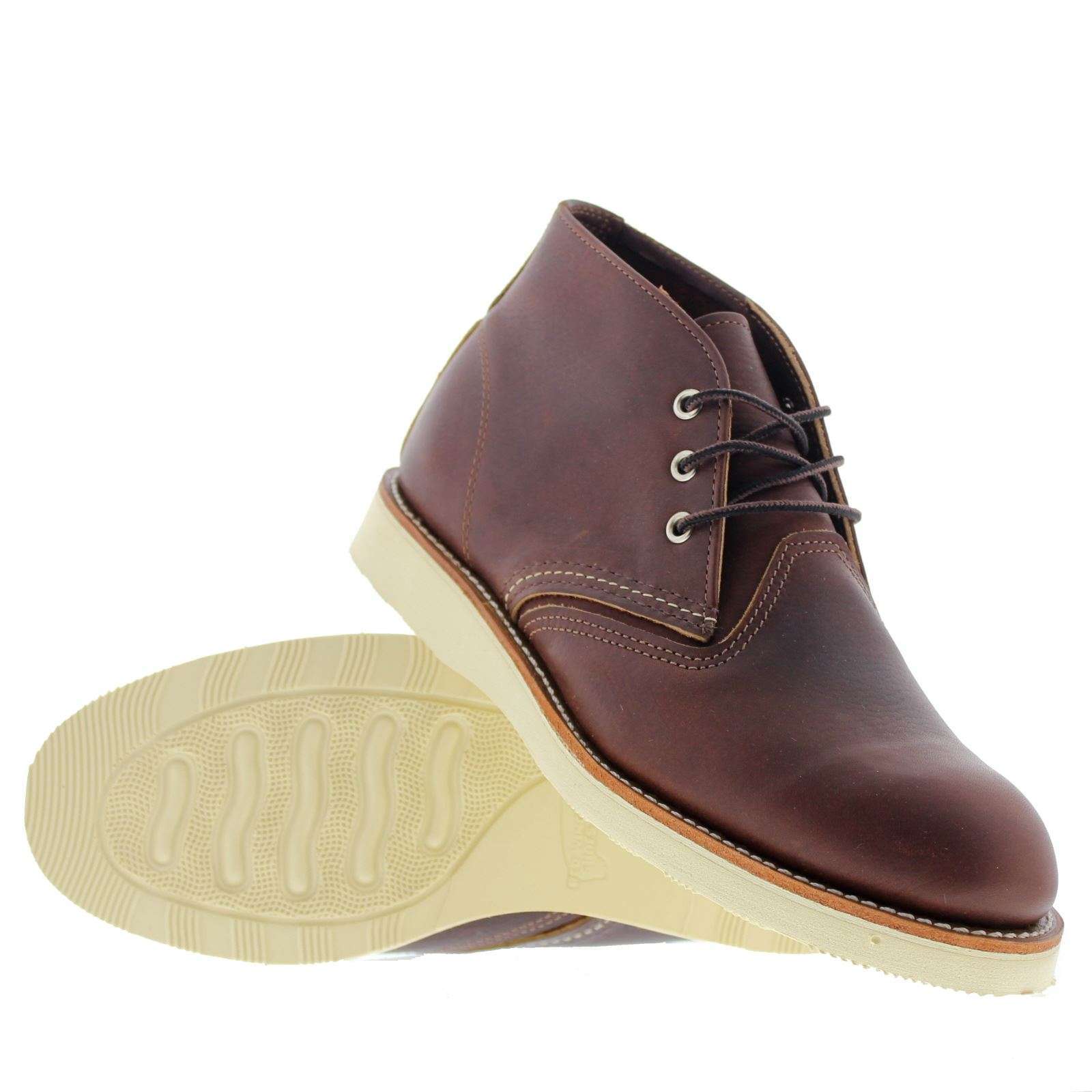 Red Wing Herren Stiefel Classic Chukka 3141 Casual Lace-Up Outdoor Leder - UK 7.5