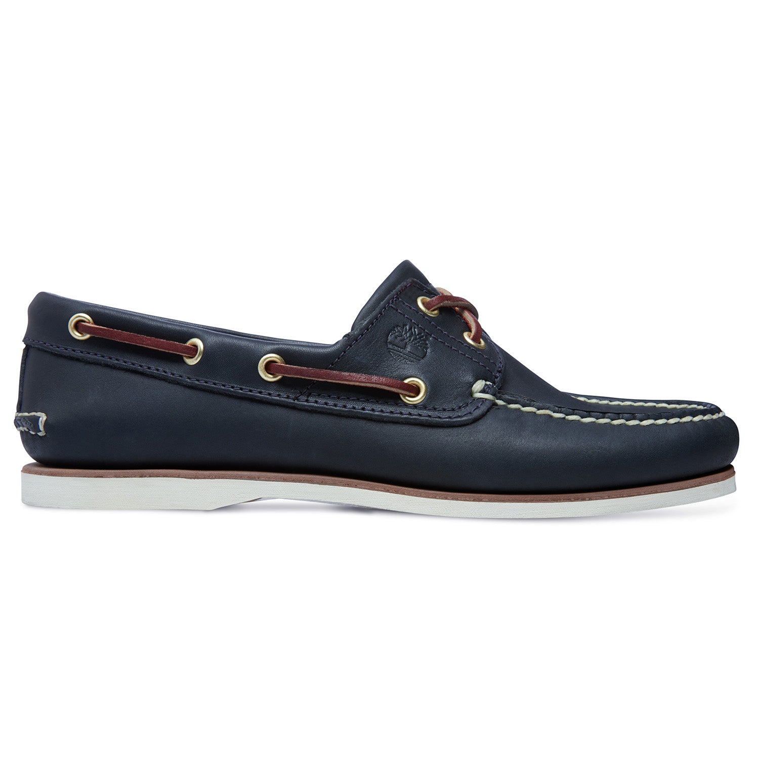 Timberland Classic Boat Full Grain Leather Mens Shoes#color_navy