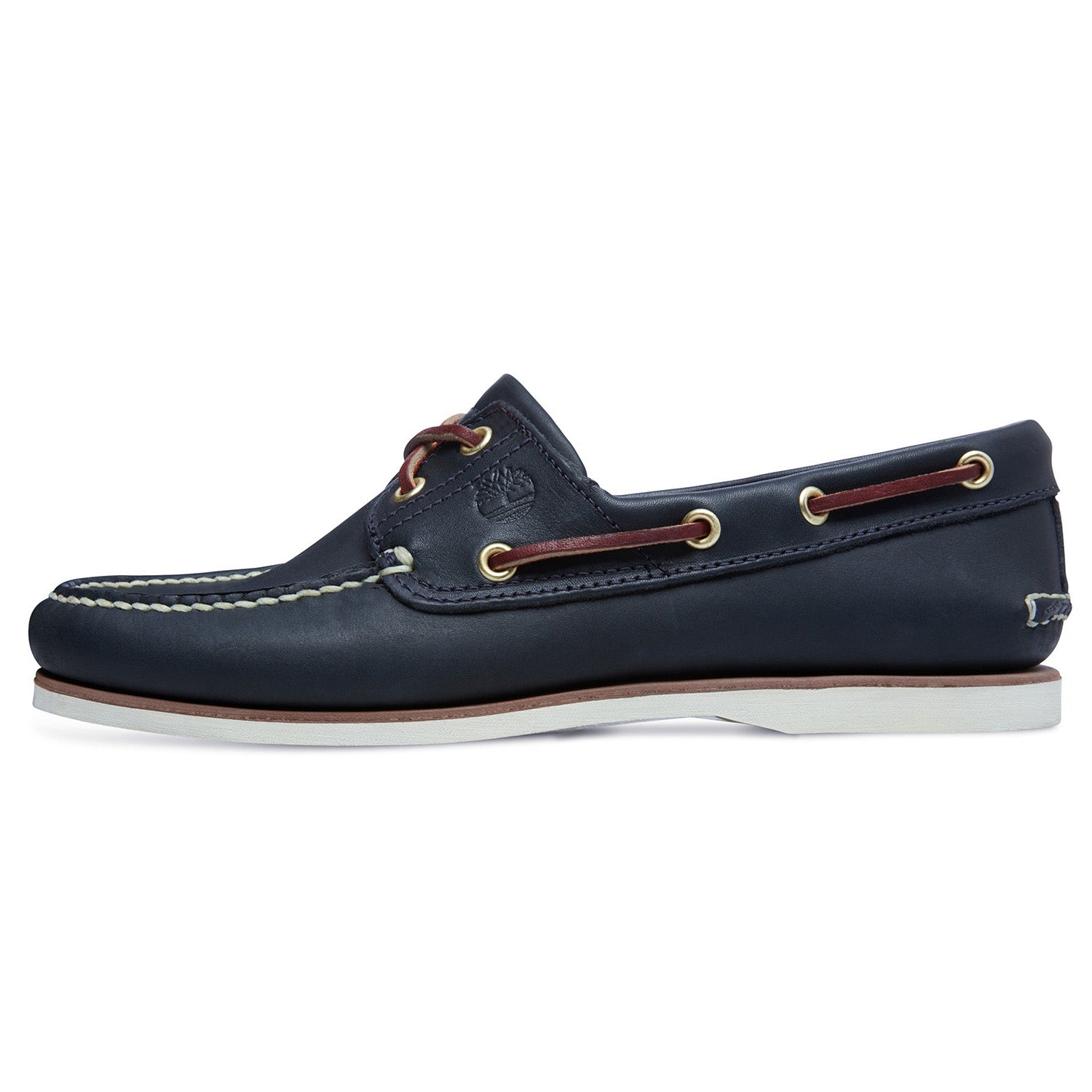 Timberland Classic Boat Full Grain Leather Mens Shoes#color_navy