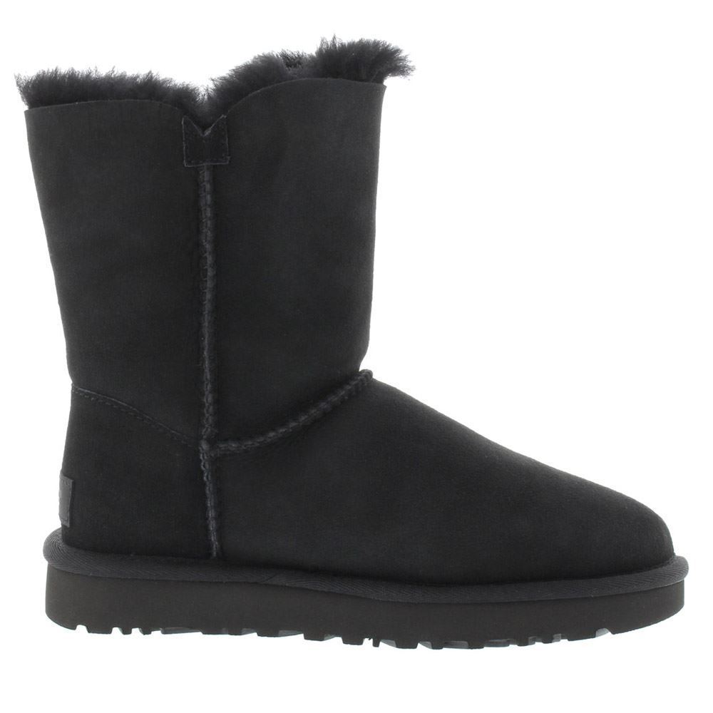 Ugg Bailey Button II Black Womens Boots - UK 7