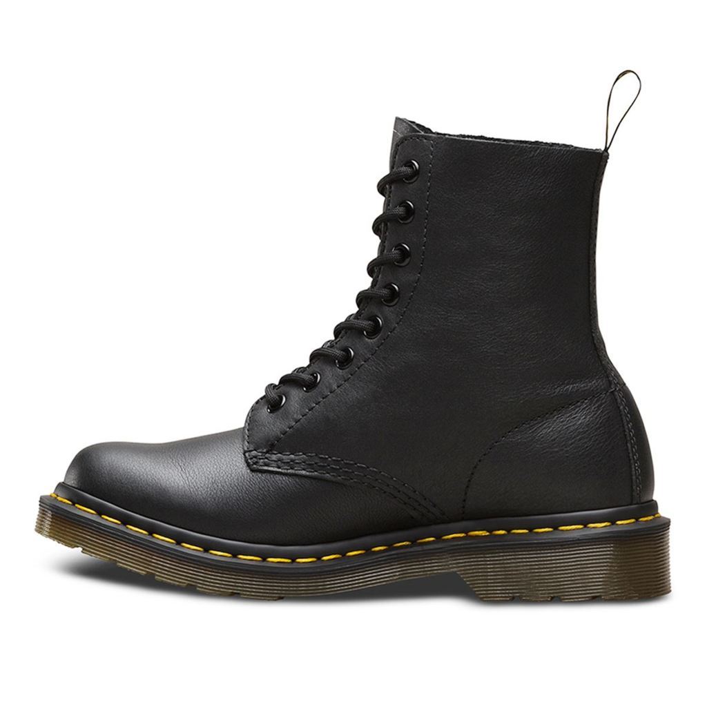 Dr. Martens Pascal 8 Eyelet Virginia Black Womens Boots - UK 9