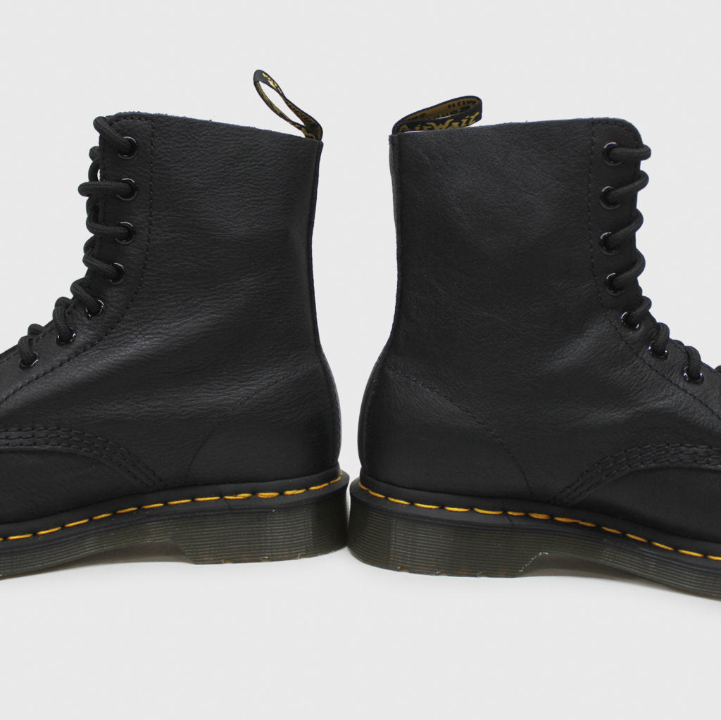 Dr. Martens Pascal 8 Eyelet Virginia Black Womens Boots - UK 6.5