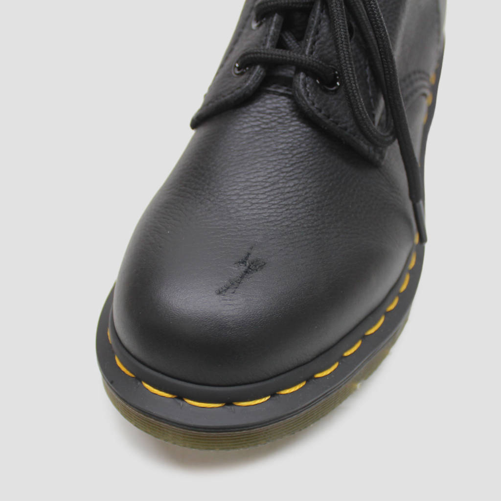 Dr. Martens Pascal 8 Eyelet Virginia Black Womens Boots - UK 6.5