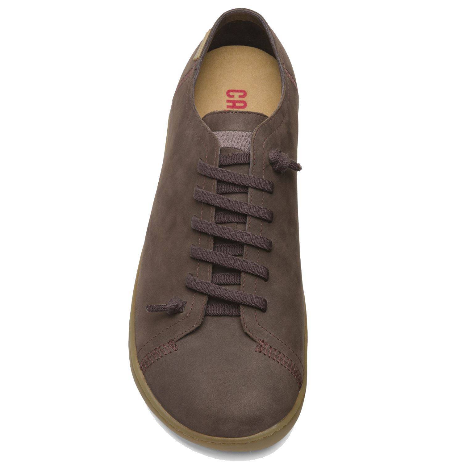 Camper Peu Cami 17665 Dark Brown Mens Nubuck Lace Up Trainers - UK 10