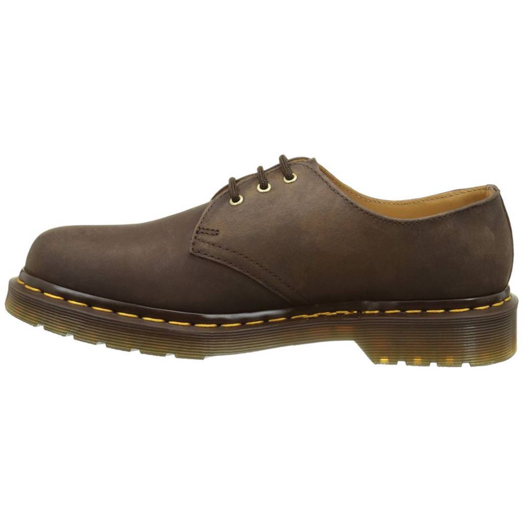 Dr. Martens 1461 3 Eyelet Brown Unisex Derby Shoes Leather - UK 6.5