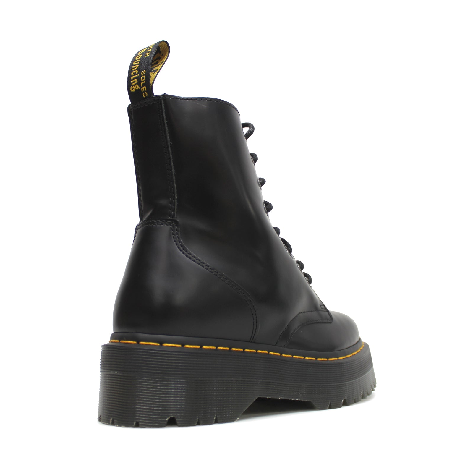 Dr. Martens Jadon 15265001 Smooth Leather Unisex Boots - Black - 7#color_black