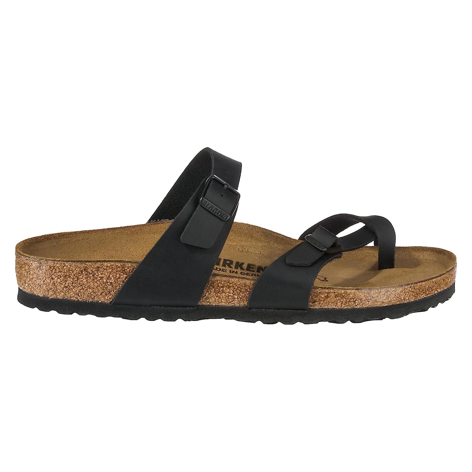 Birkenstock Mayari 0071791 Birko-Flor Unisex Sandals - Black Black - 5#color_black black