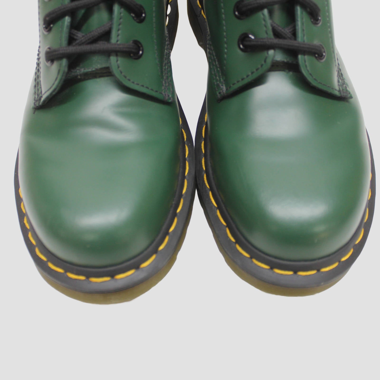 Dr. Martens 1460 Green Unisex Smooth Leather Casual Punk Ankle AirWair Boots - UK 5