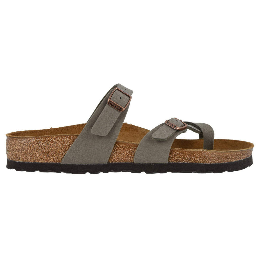 Birkenstock Mayari Stone Womens Birko-Flor Open Back Strapped Sandals - UK 7