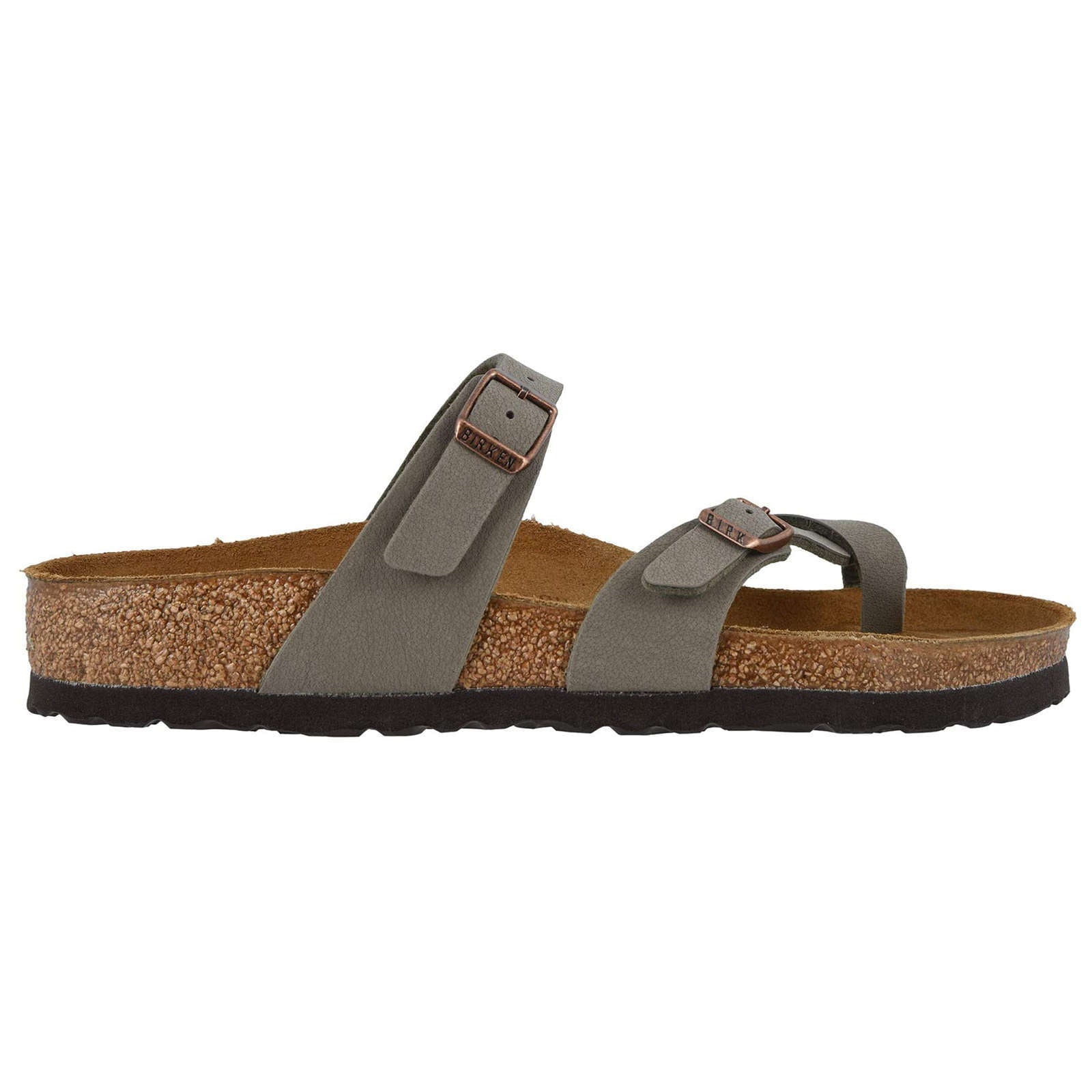 Birkenstock Mayari Stone Womens Birko-Flor Open Back Strapped Sandals - UK 5.5