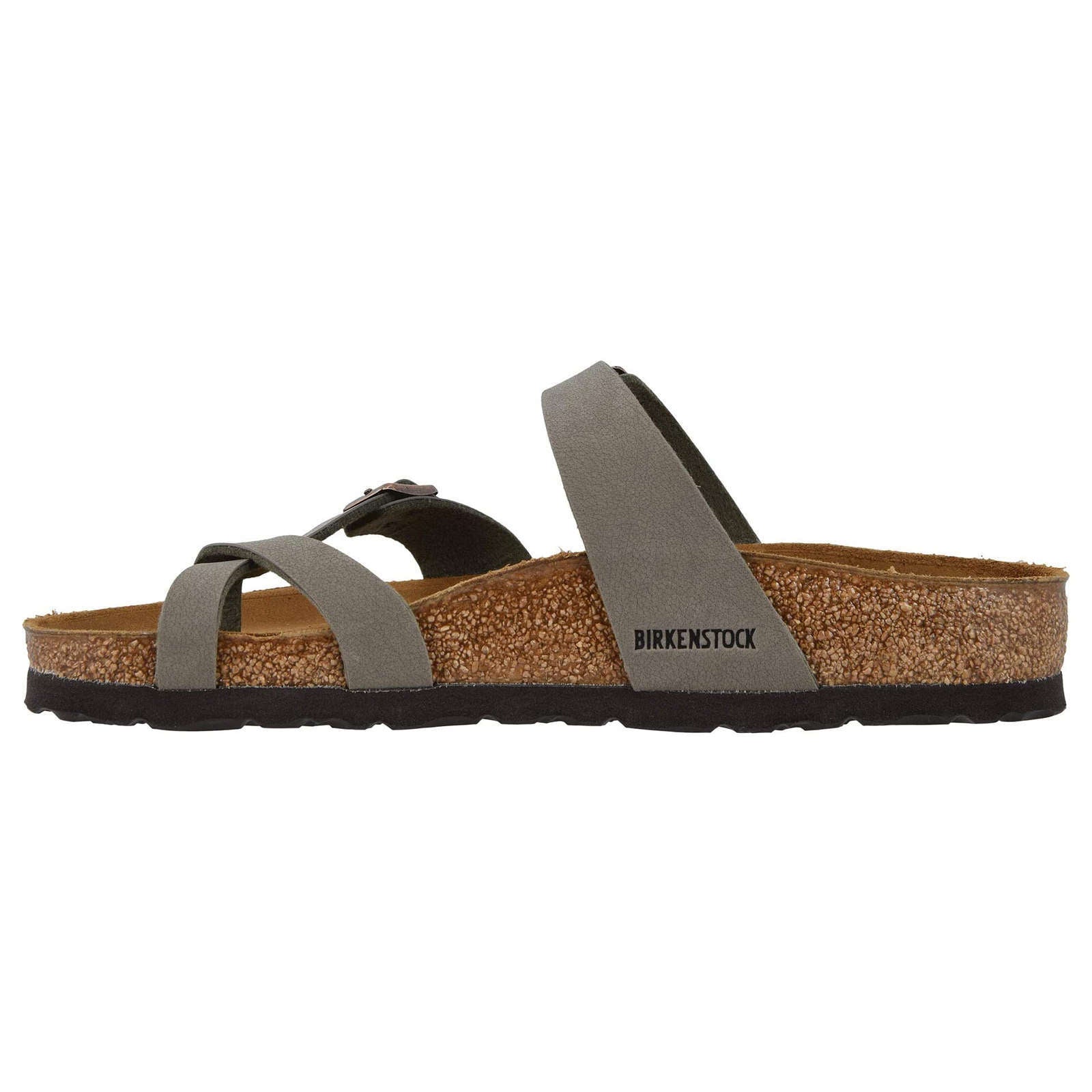 Birkenstock Mayari Stone Womens Birko-Flor Open Back Strapped Sandals - UK 5.5