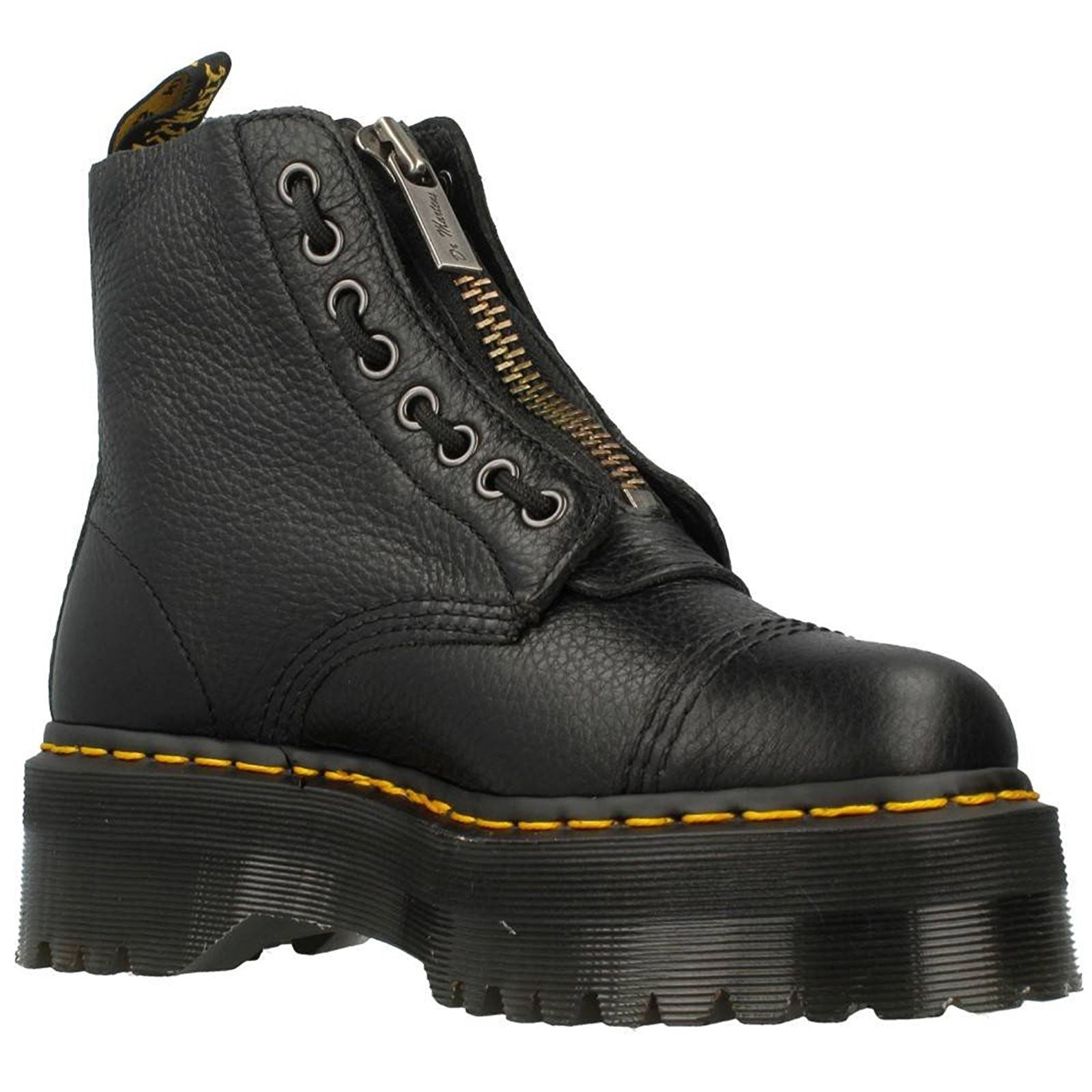 Dr. Martens Sinclair 22564001 Nappa Leather Womens Boots - Black - 8#color_black