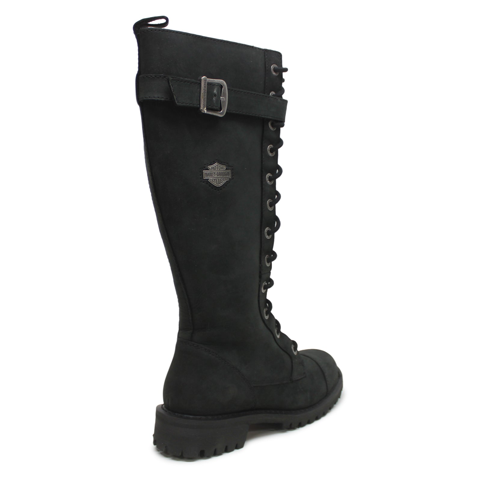 Harley Davidson Savannah Black Womens Motorcycle Boots - UK 5