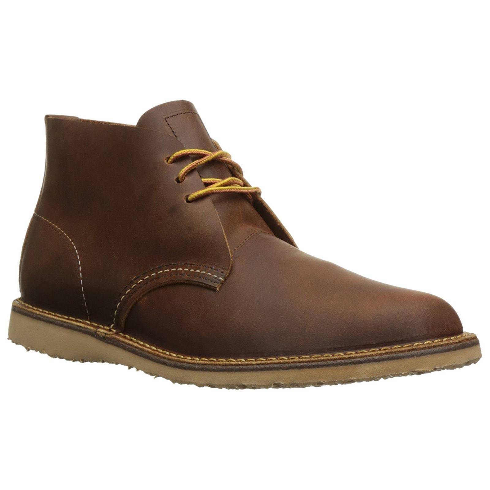 Red Wing Weekender Chukka 3322 Copper Mens Leather Lace-up Ankle Boots - UK 10