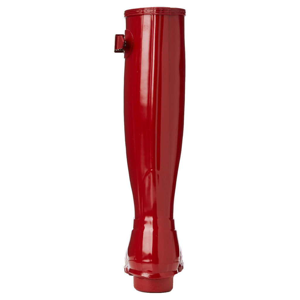 Hunter Original Tall Gloss Rubber Womens Boots#color_military red