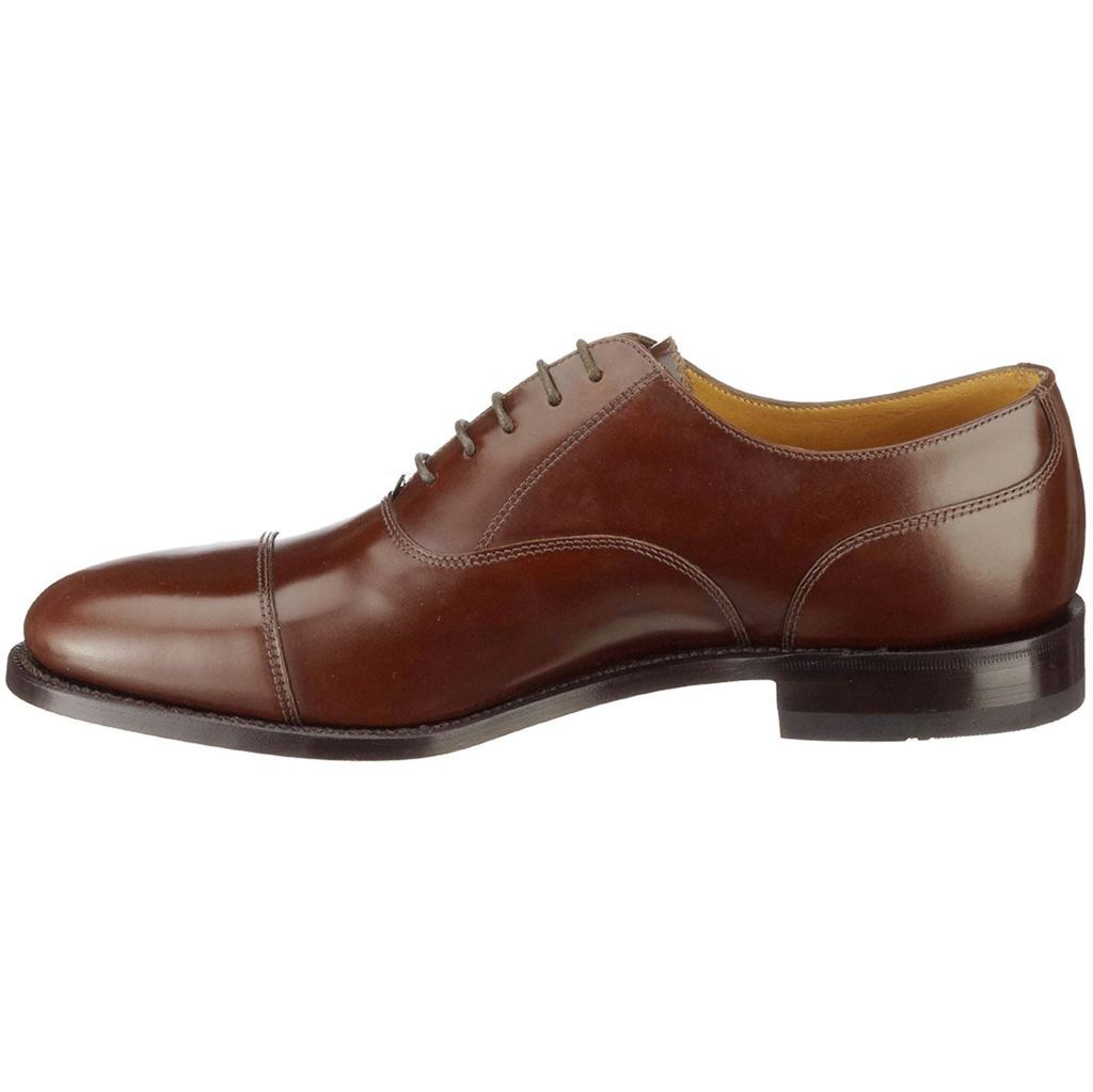 Loake 200 Brown Mens Leather Oxford Formal Smart Lace-up Shoes - UK 10.5