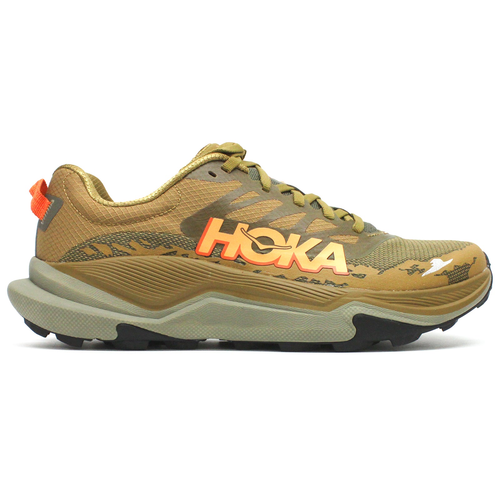 Hoka Torrent 4 Textile Synthetic Mens Trainers#color_honey antique olive