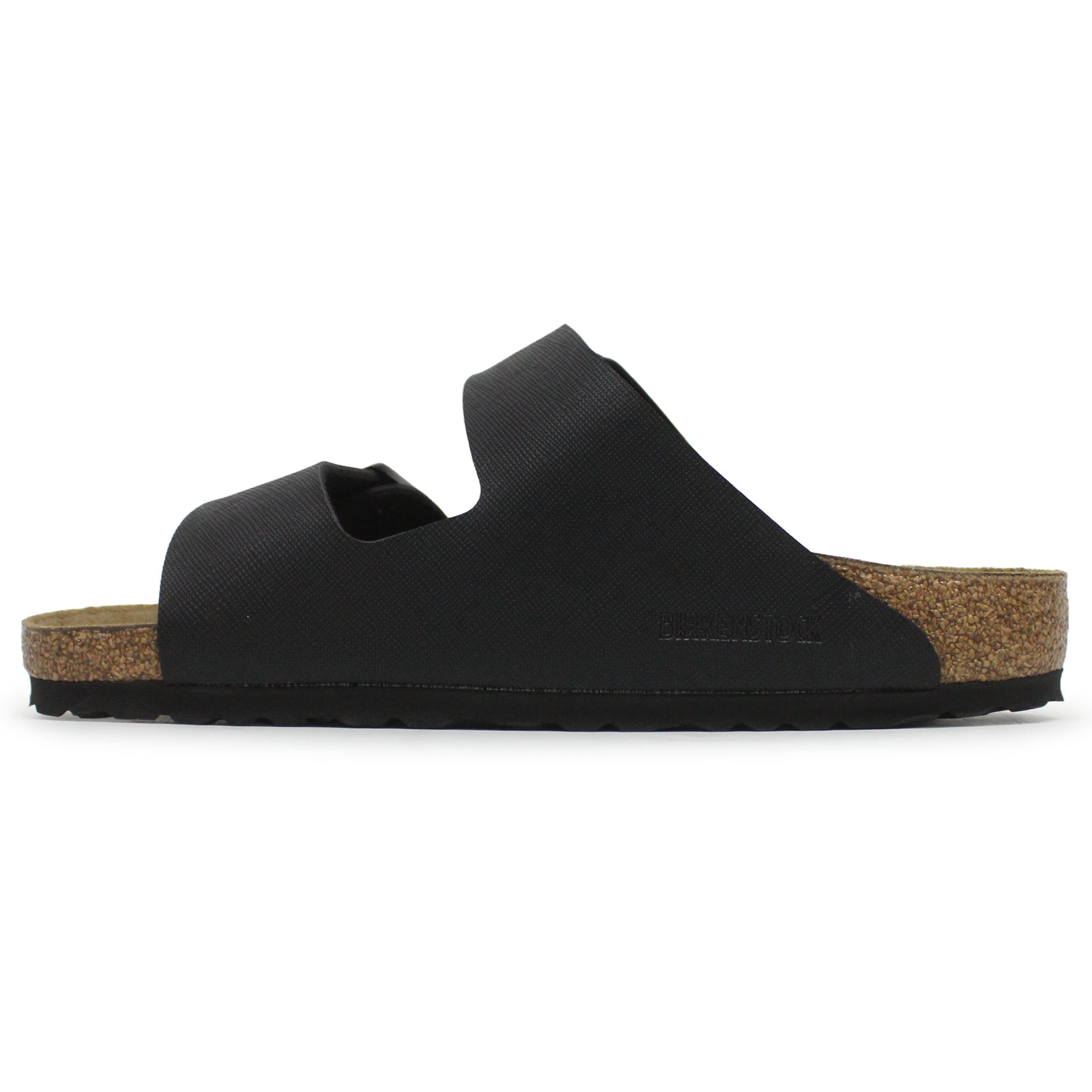 Birkenstock Arizona BS Saffiano Birko-Flor Unisex Sandals#color_black