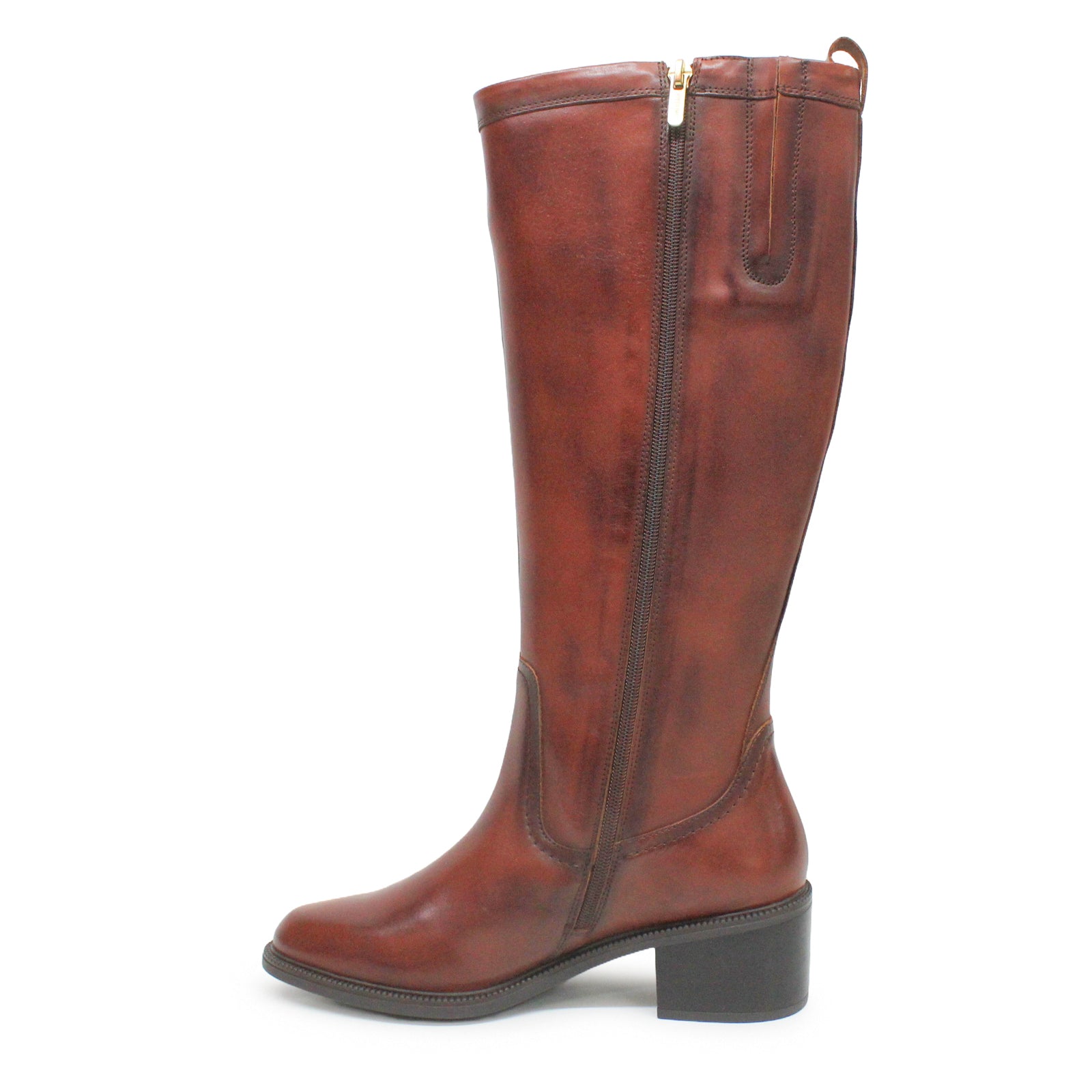 Pikolinos Bacarot W2D-9640 Leather Womens Boots#color_cognac