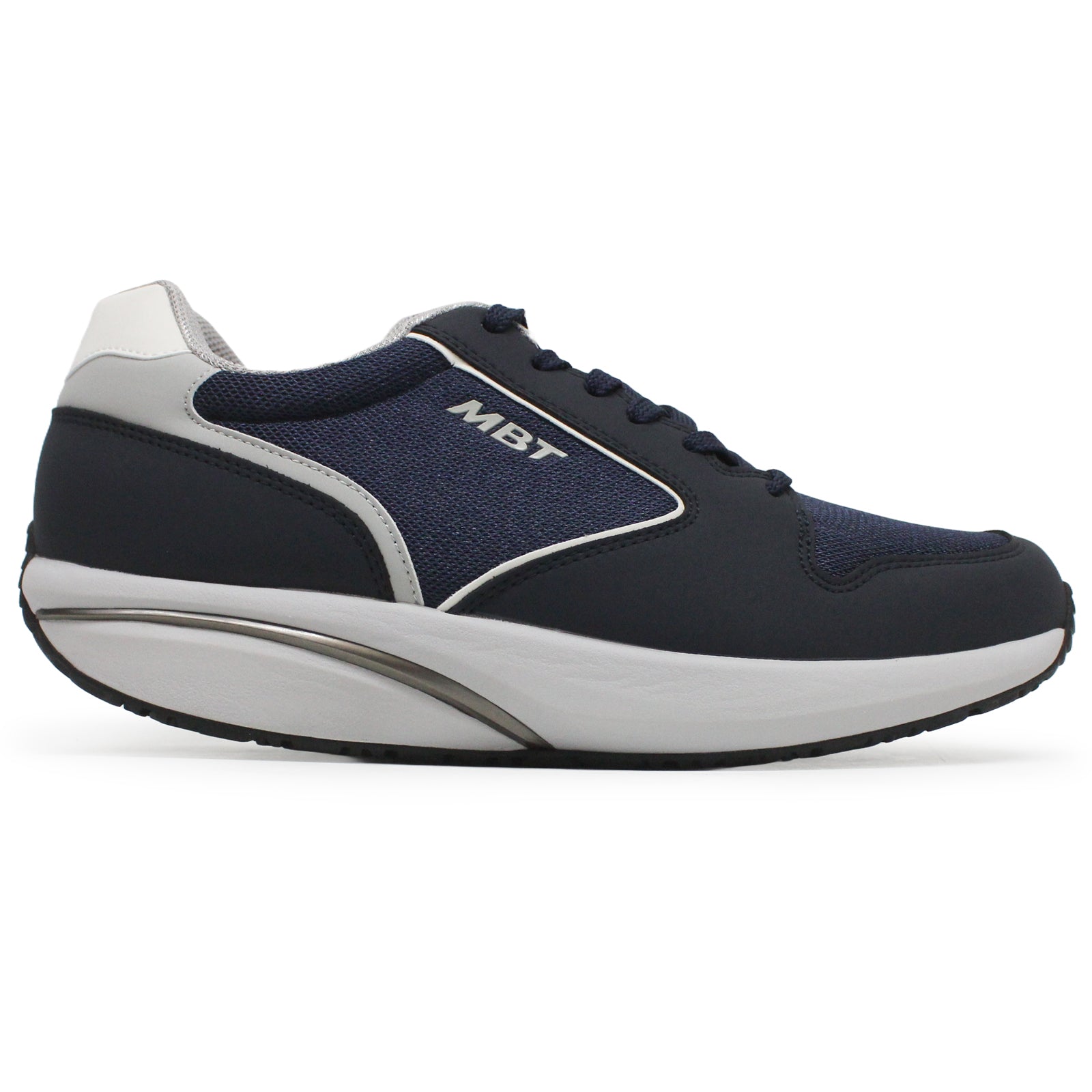 MBT 1997 Classic II Suede Textile Mens Trainers#color_dark navy