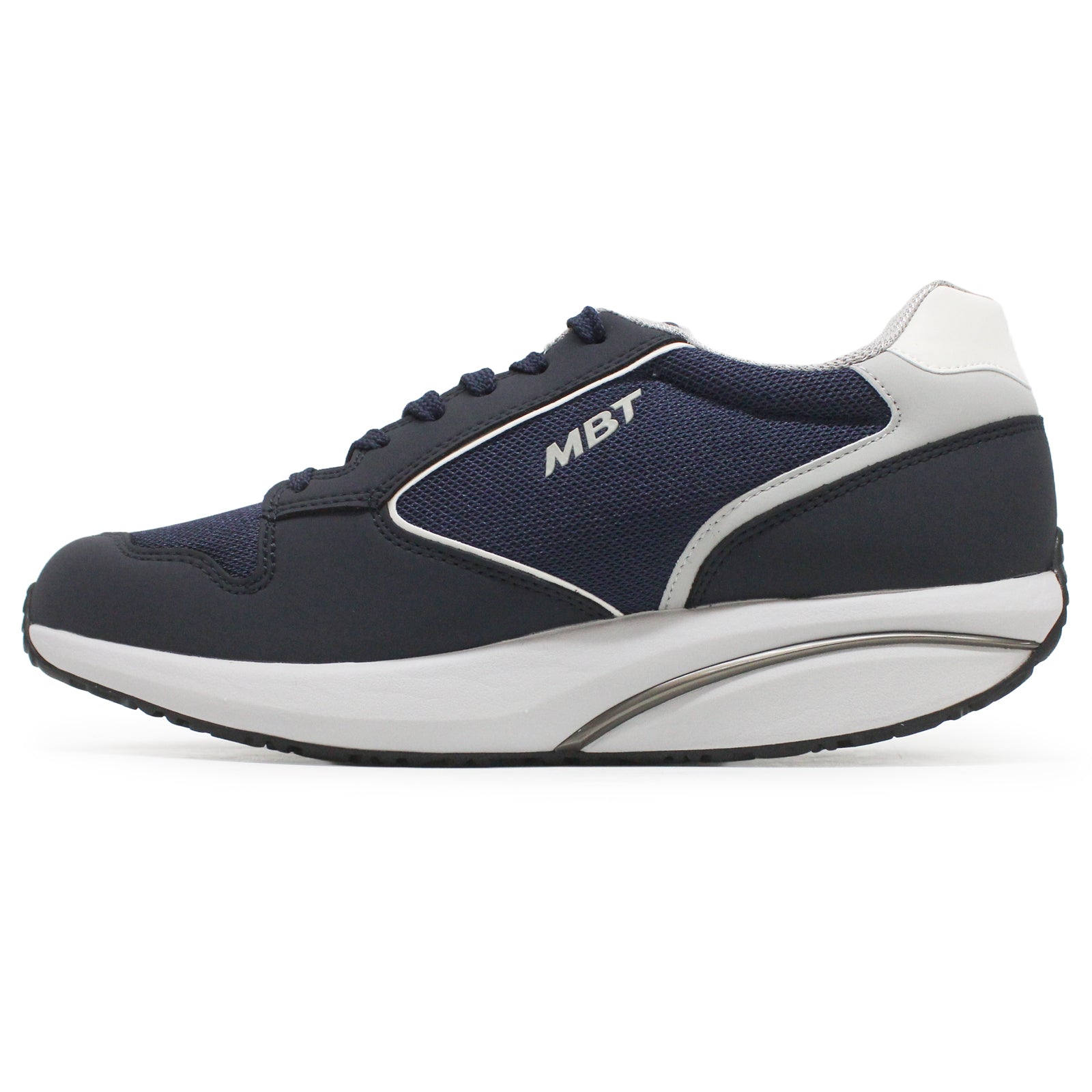 MBT 1997 Classic II Suede Textile Mens Trainers#color_dark navy