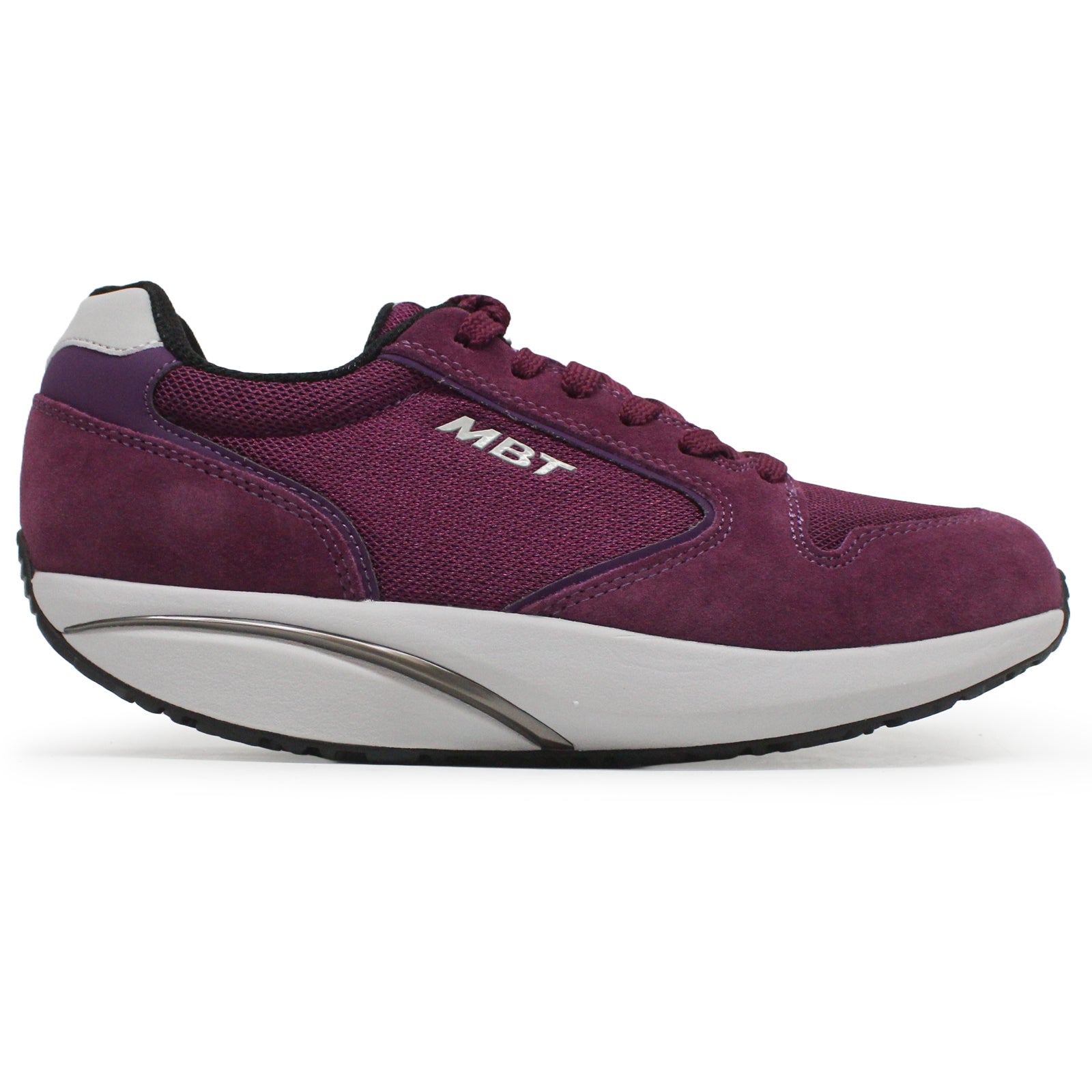 MBT 1997 Classic II Suede Textile Womens Trainers#color_berry