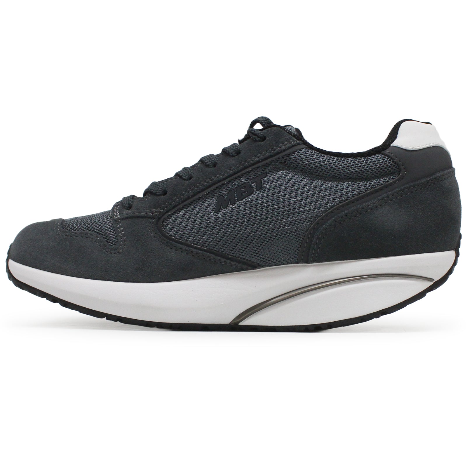 MBT 1997 Classic II Suede Textile Womens Trainers#color_dark grey