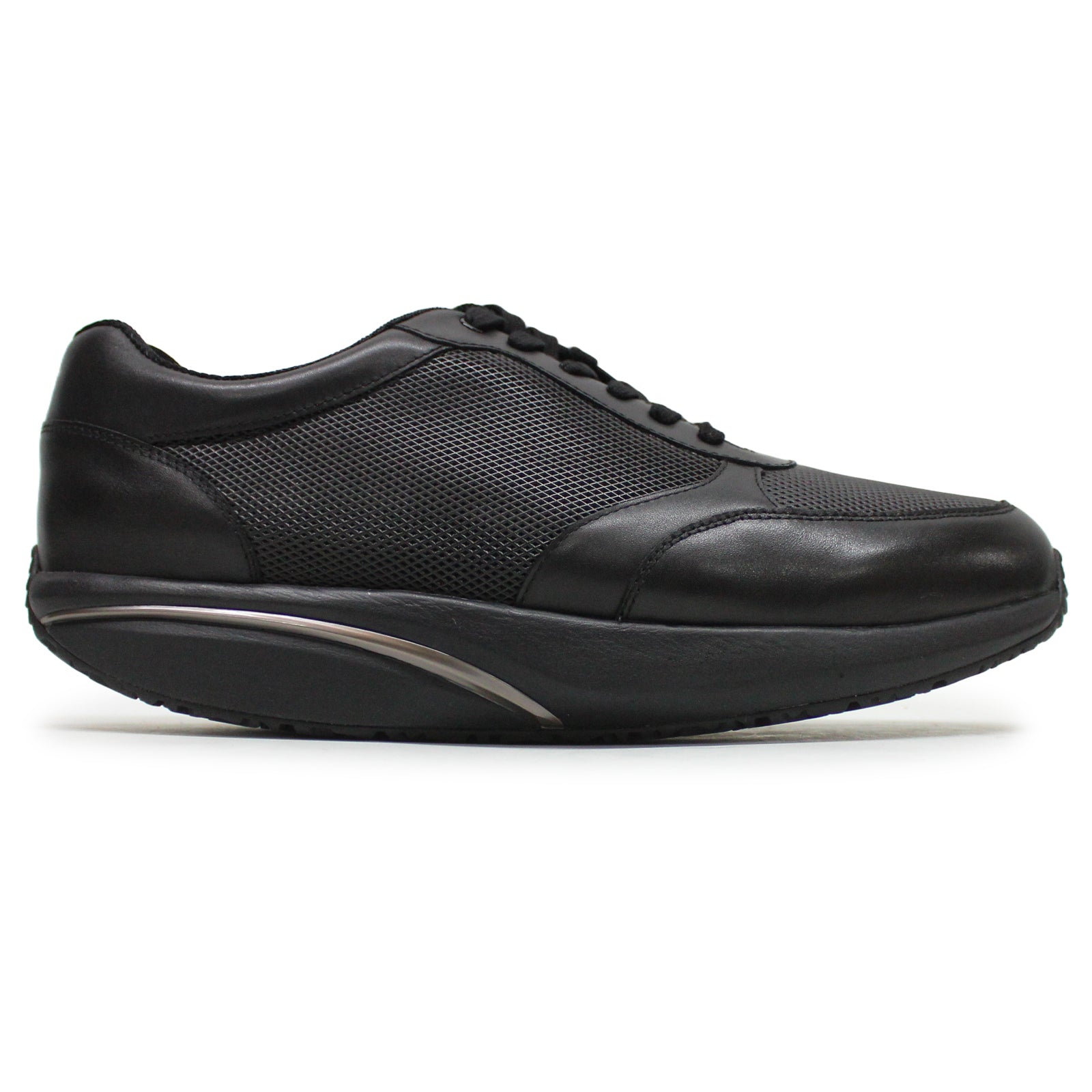 MBT Nafasi 5 Nappa Leather Mens Trainers#color_black