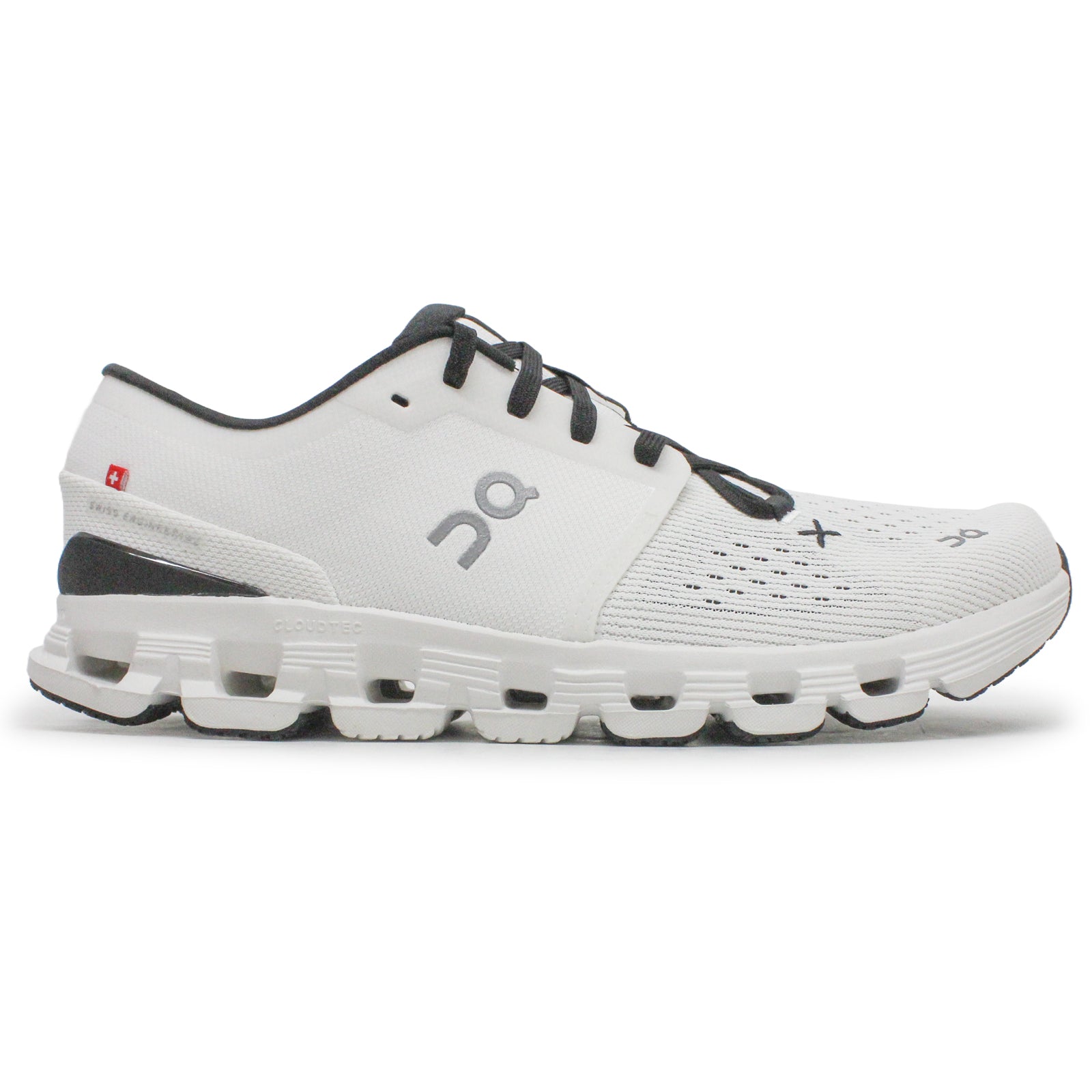 On Cloud X 4 Textile Synthetic Mens Trainers#color_ivory black