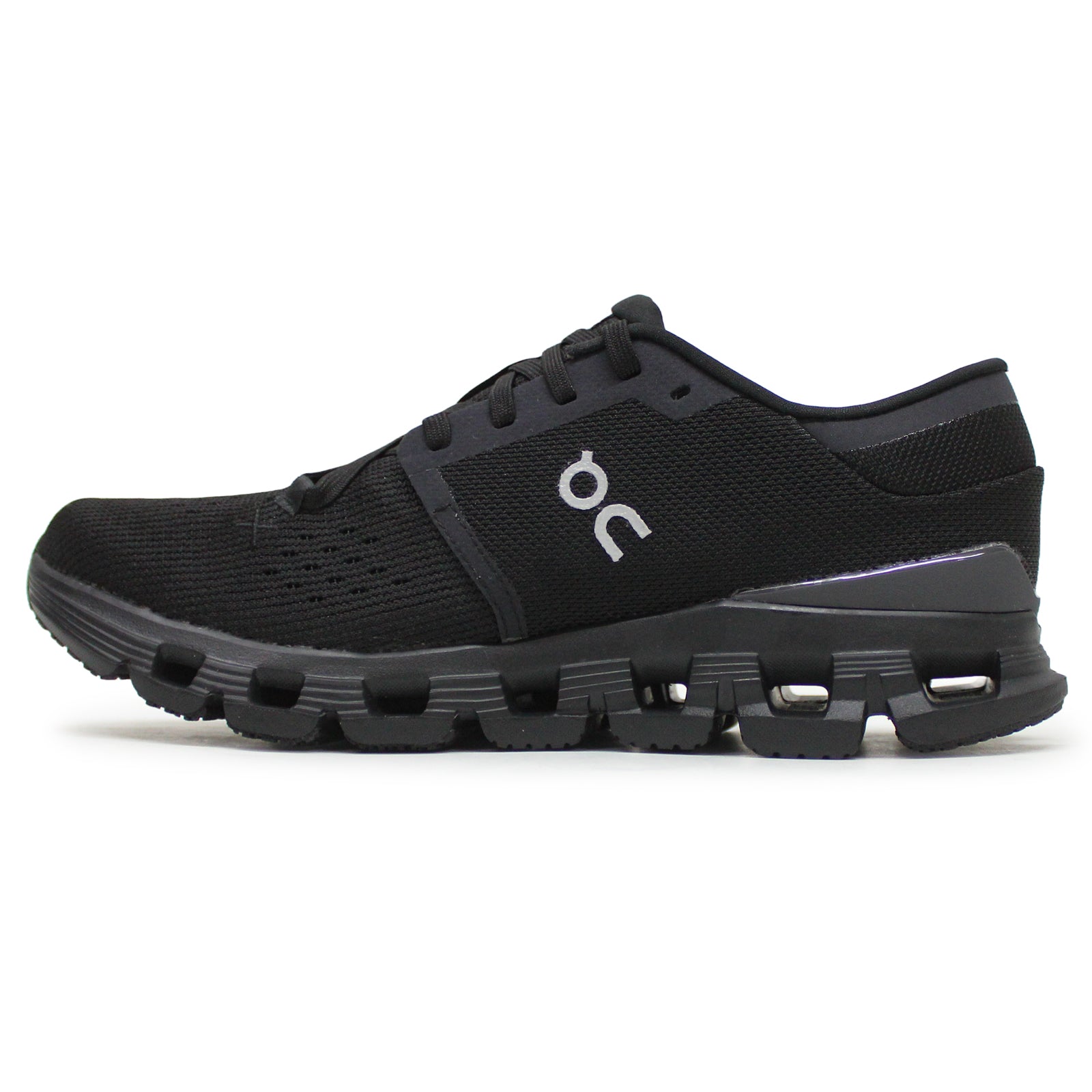 On Cloud X 4 Textile Synthetic Womens Trainers#color_black eclps