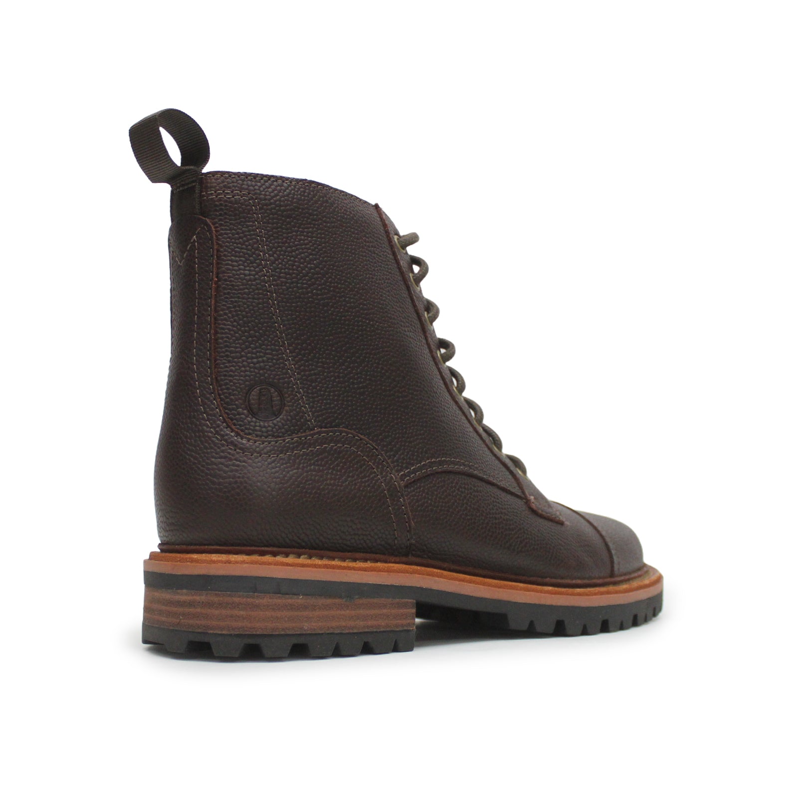 Clarks Clarkridge Hi Leather Mens Boots#color_brown scotch grain