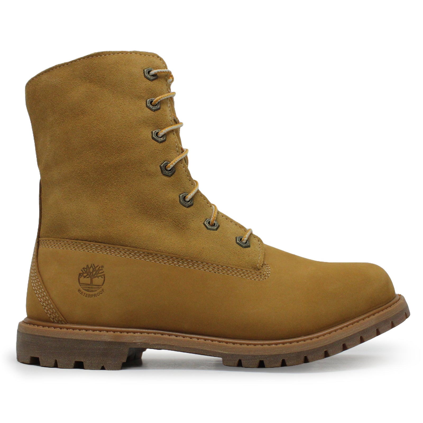 Timberland Authentic Mid Leather Textile Womens Boots#color_wheat